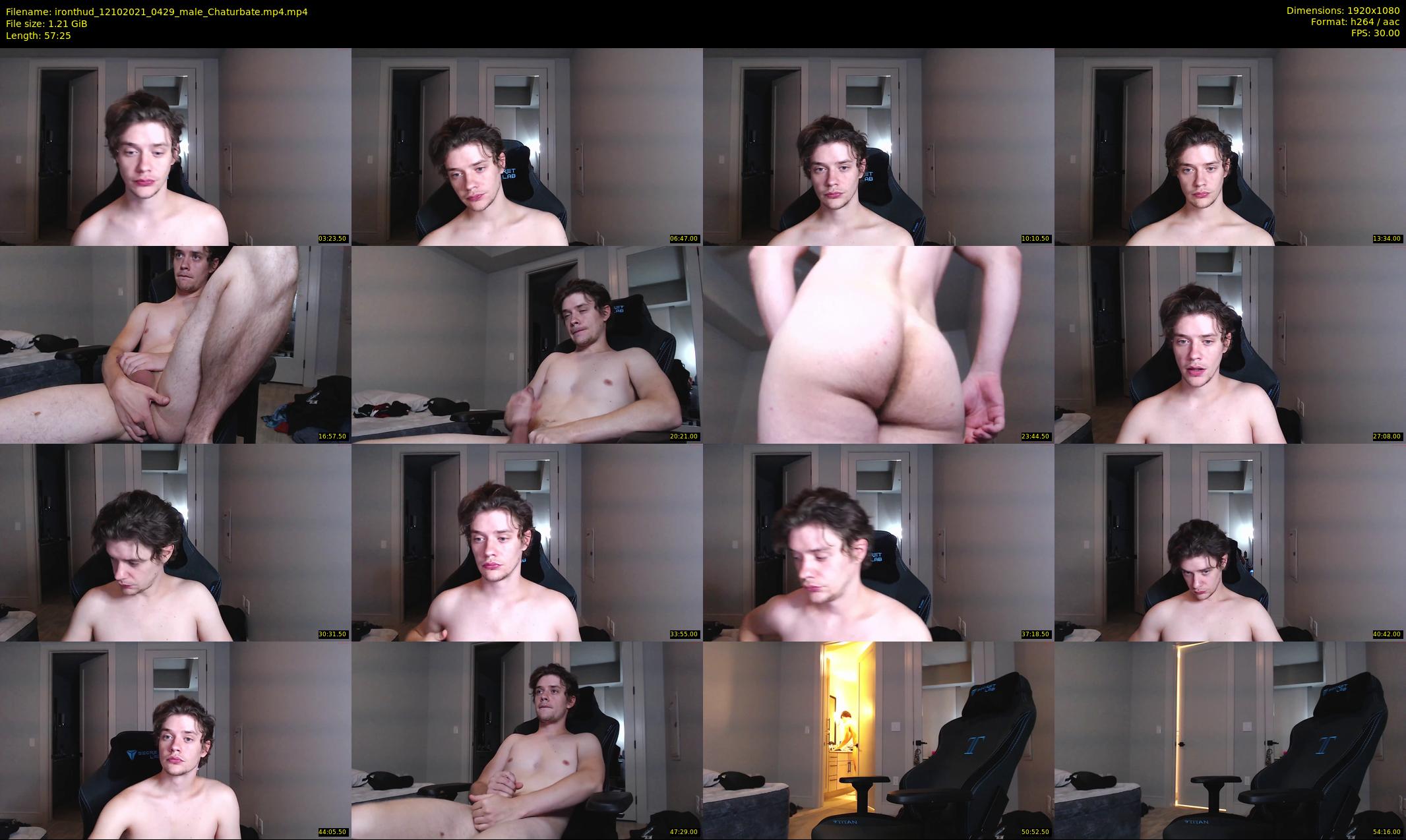 ironthud — 58 minute Chaturbate male cam show recording, 1080p, Oct 12, 2021