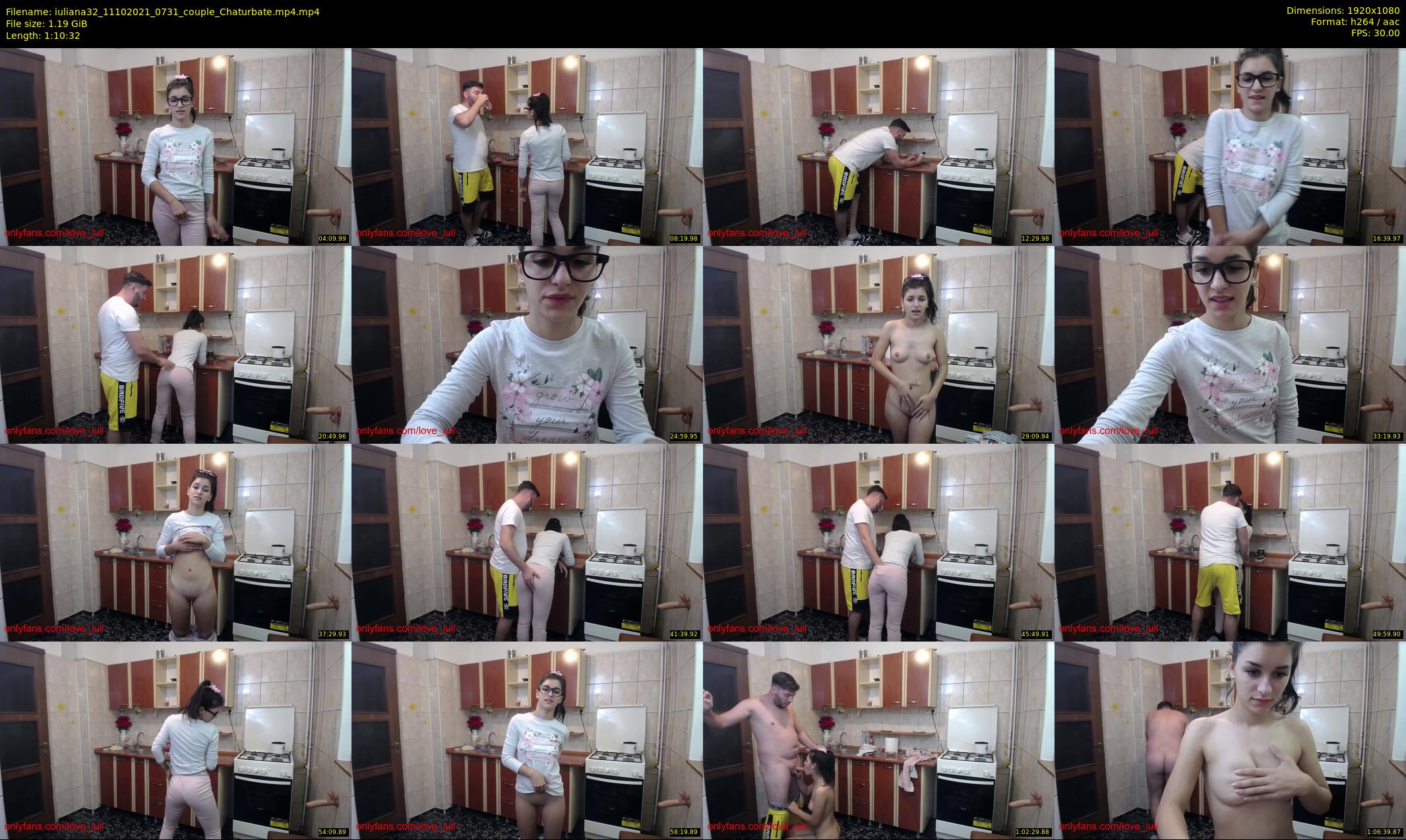 iuliana32 — 71 minute Chaturbate couple cam show recording, 1080p, Oct 11, 2021
