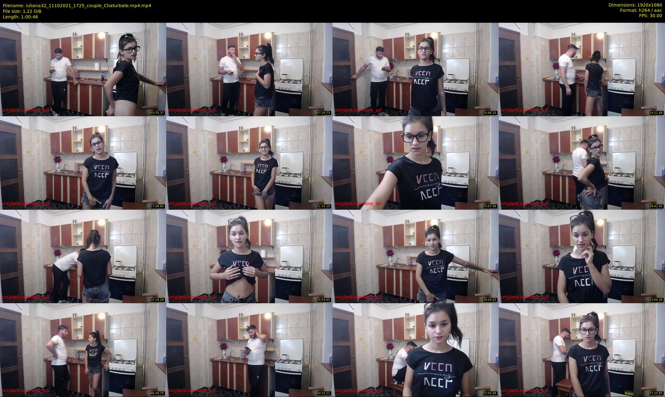 iuliana32 — 61 minute Chaturbate couple cam show recording, 1080p, Oct 11, 2021