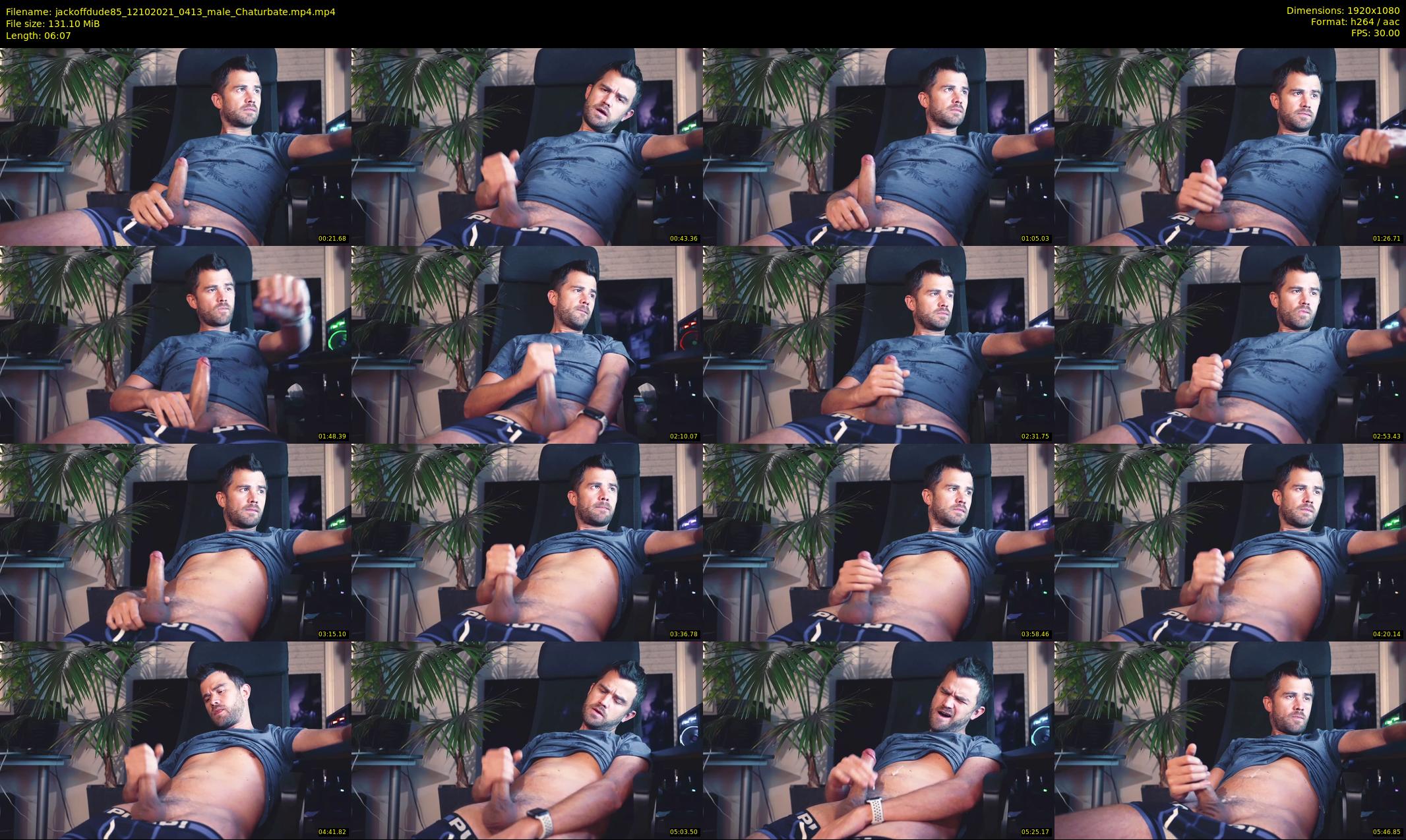 jackoffdude85 — 7 minute Chaturbate male cam show recording, 1080p, Oct 12, 2021