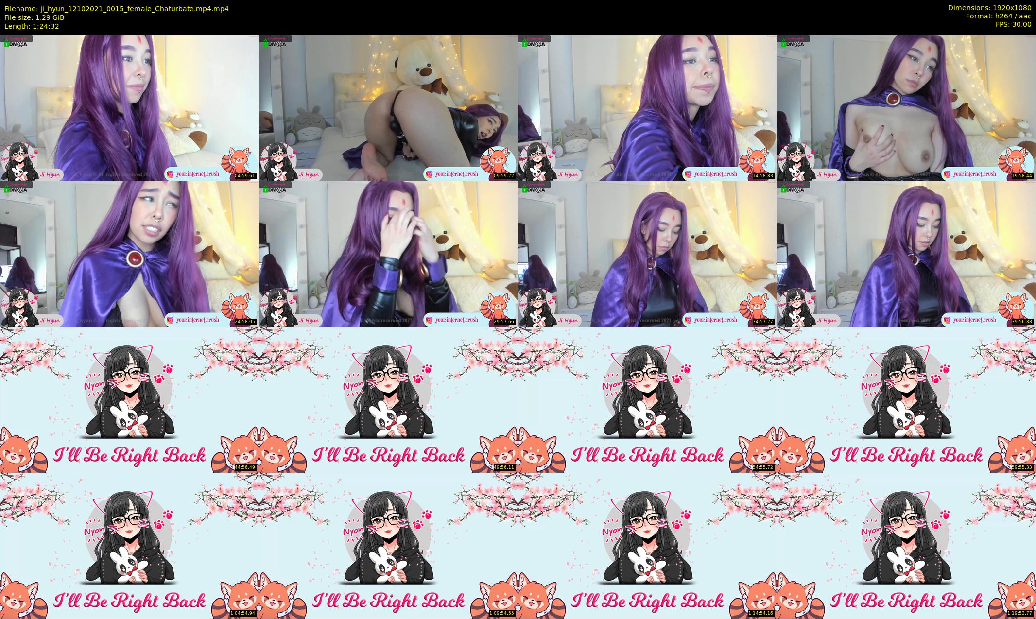 ji_hyun — 85 minute Chaturbate female cam show recording, 1080p, Oct 12, 2021
