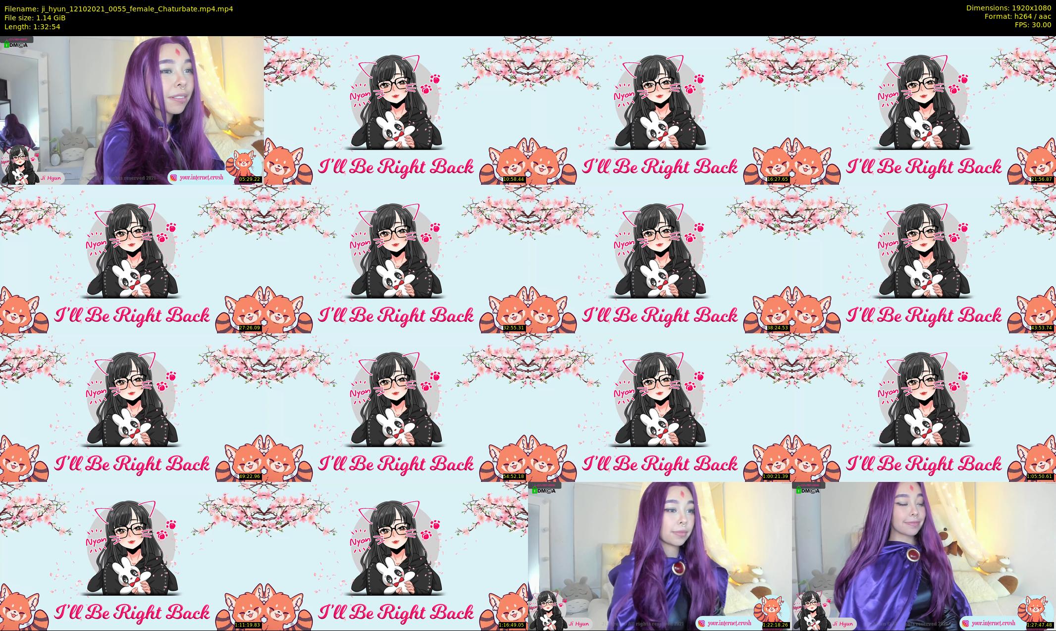 ji_hyun — 93 minute Chaturbate female cam show recording, 1080p, Oct 12, 2021
