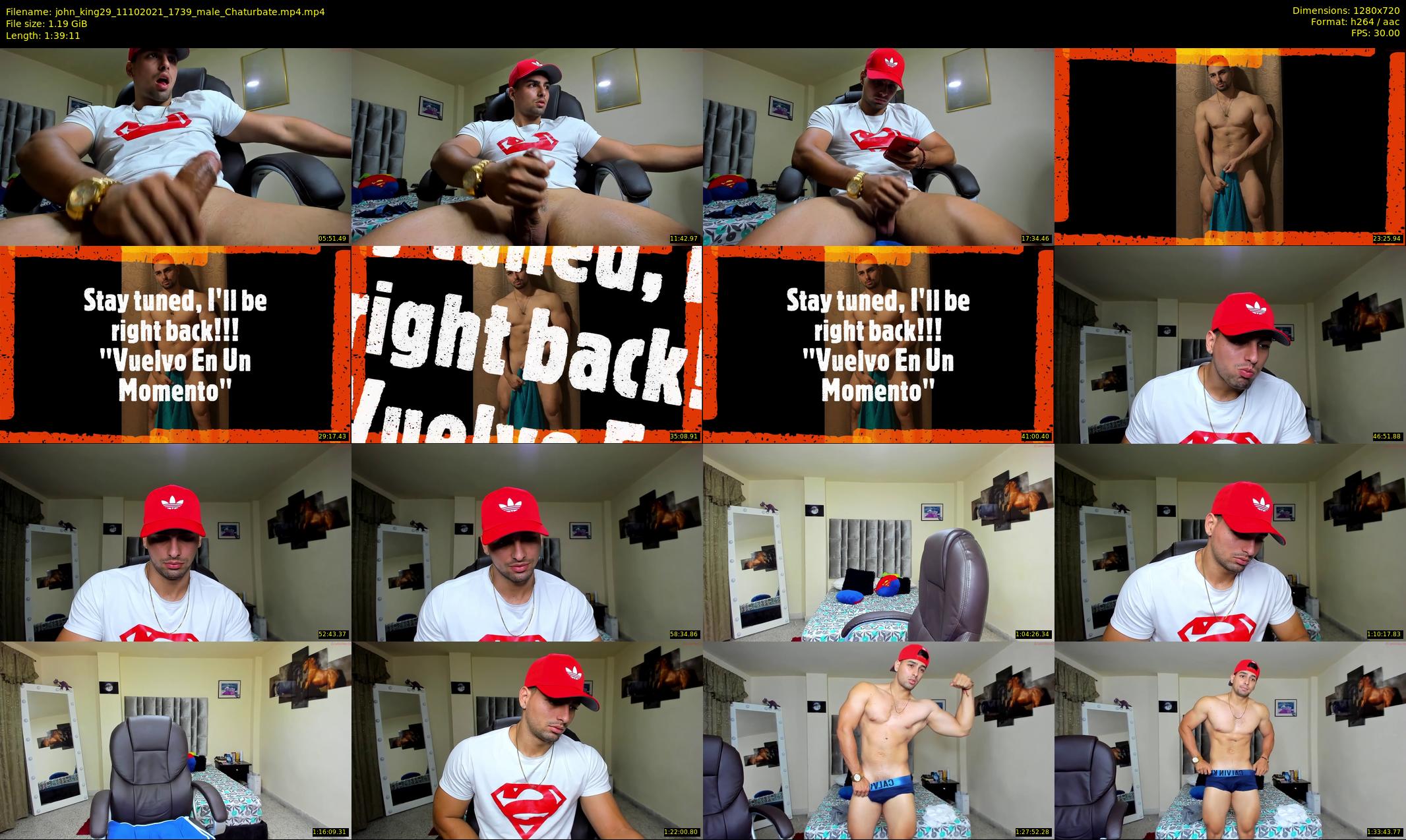 john_king29 — 100 minute Chaturbate male cam show recording, 720p, Oct 11, 2021