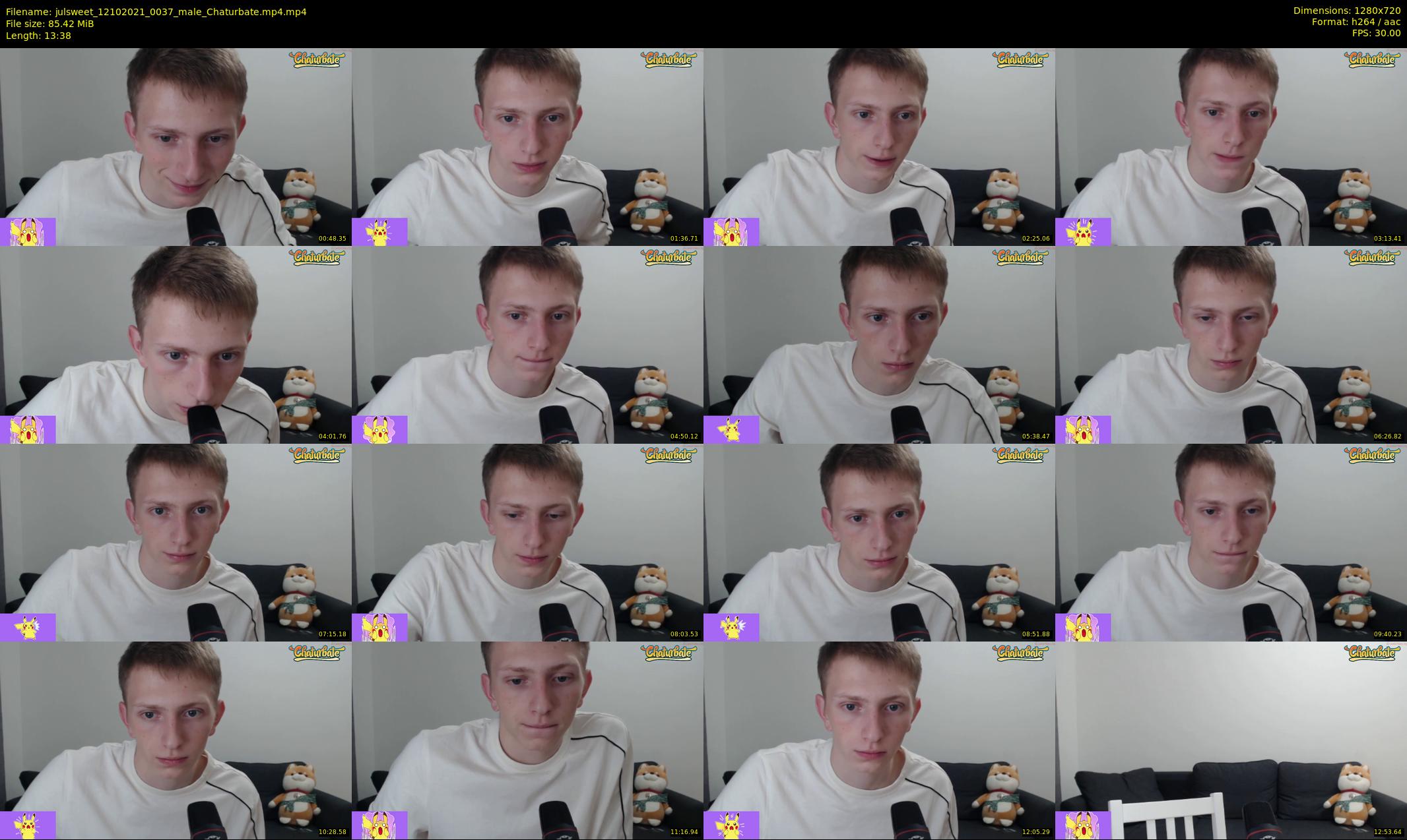 julsweet — 14 minute Chaturbate male cam show recording, 720p, Oct 12, 2021