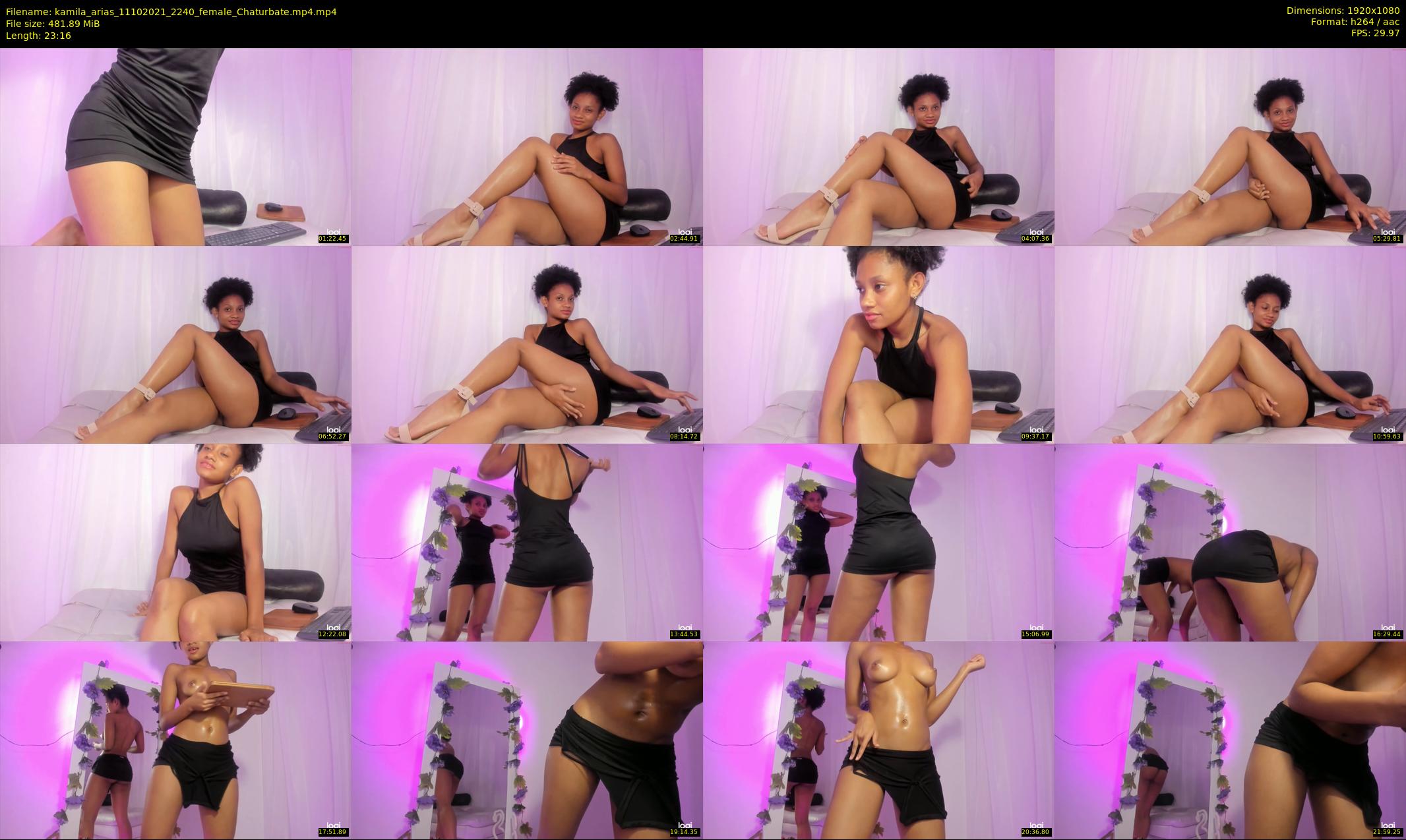 kamila_arias — 24 minute Chaturbate female cam show recording, 1080p, Oct 11, 2021