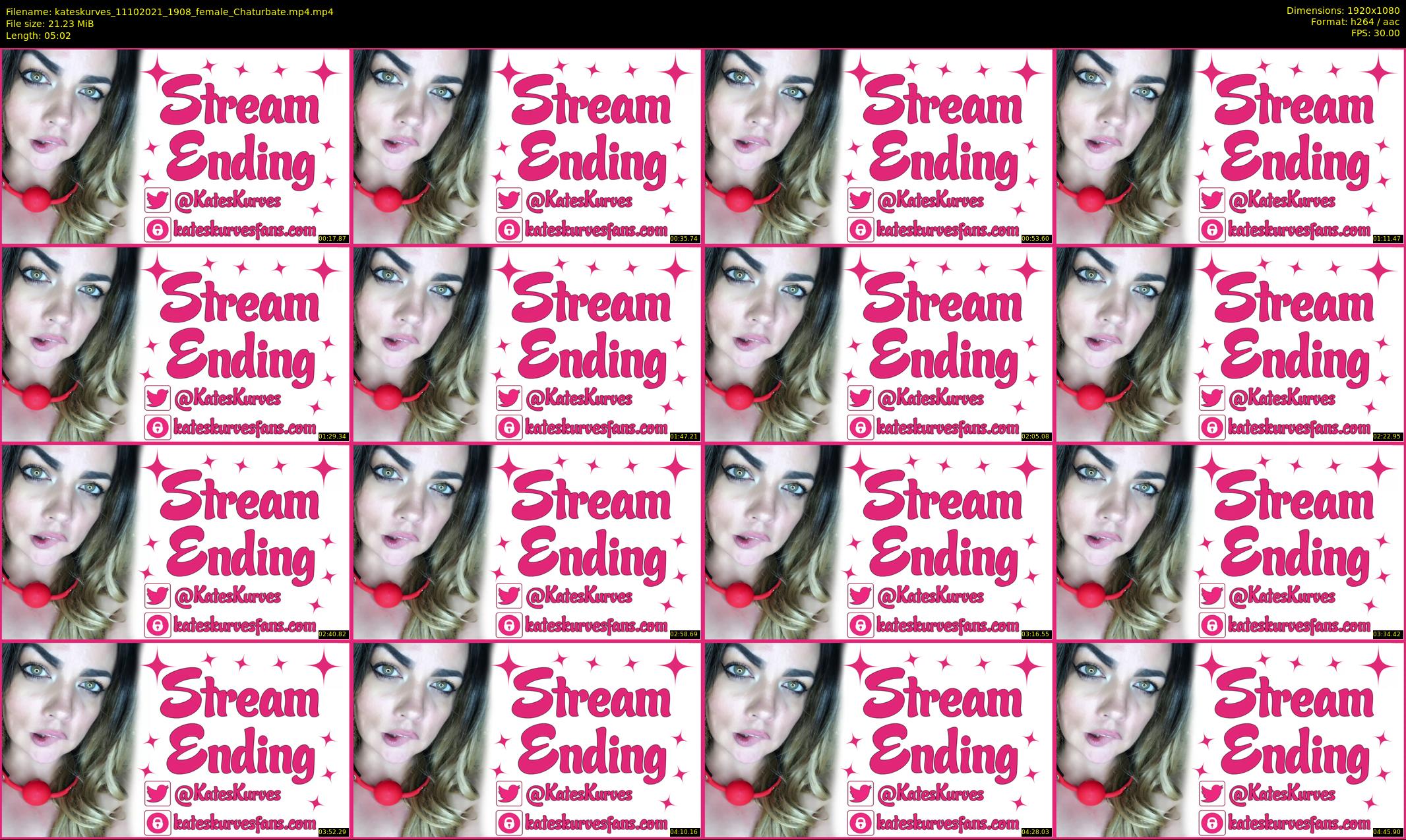 kateskurves — 6 minute Chaturbate female cam show recording, 1080p, Oct 11, 2021
