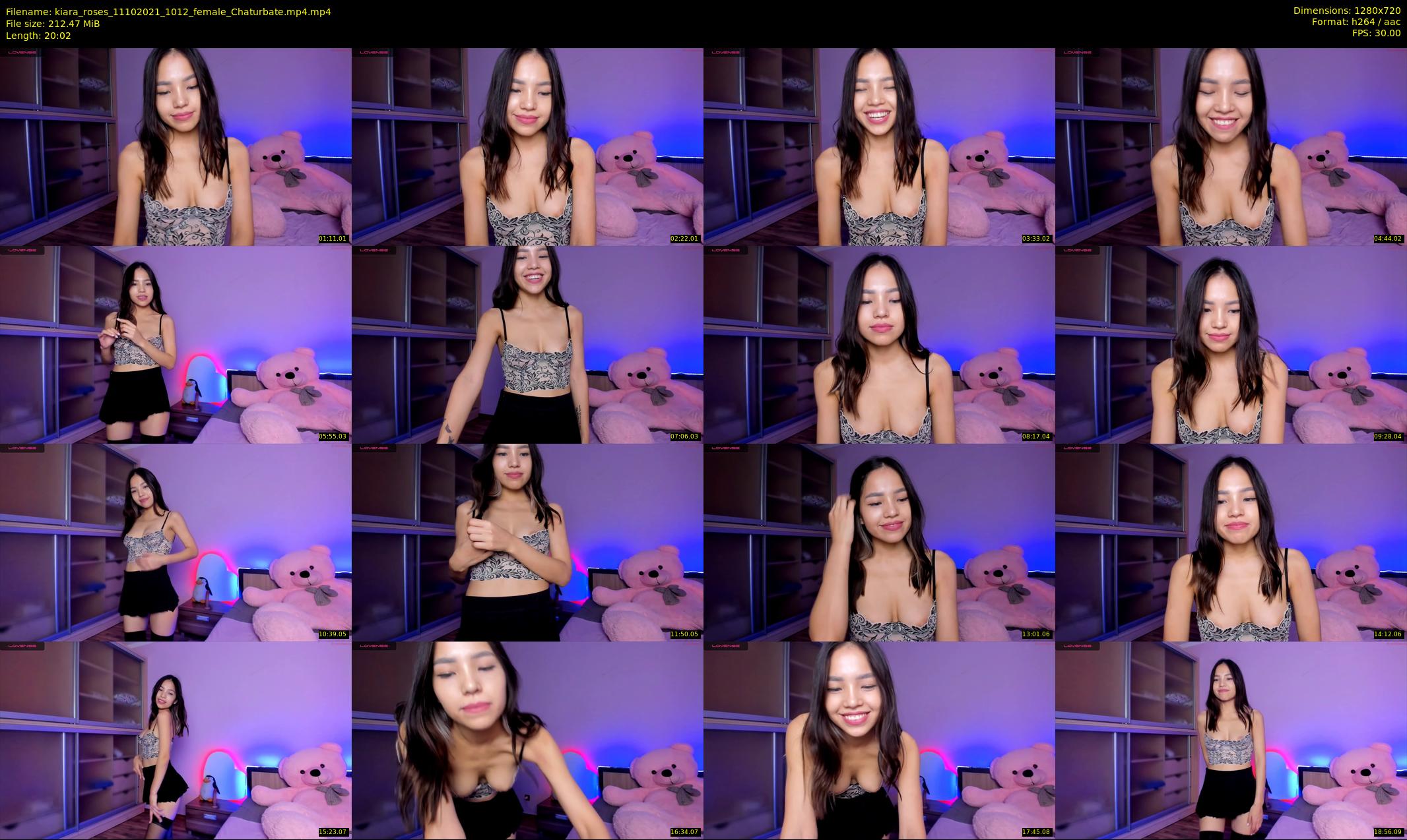 kiara_roses — 21 minute Chaturbate female cam show recording, 720p, Oct 11, 2021