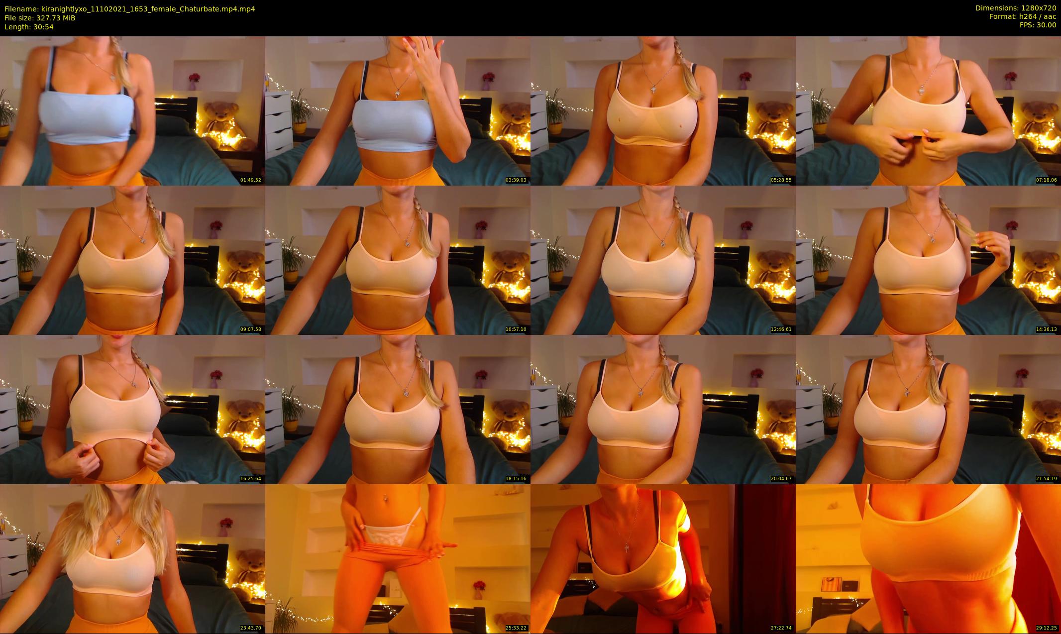 kiranightlyxo — 31 minute Chaturbate female cam show recording, 720p, Oct 11, 2021