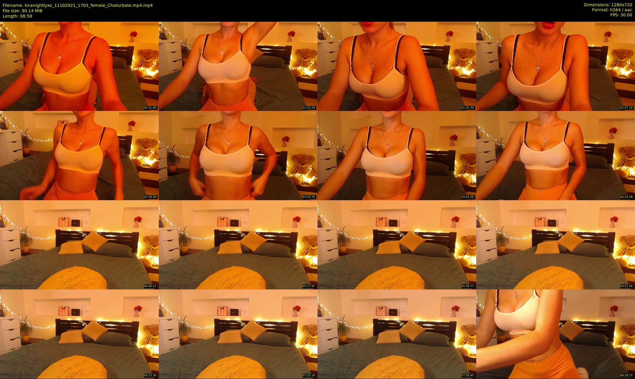 kiranightlyxo — 9 minute Chaturbate female cam show recording, 720p, Oct 11, 2021