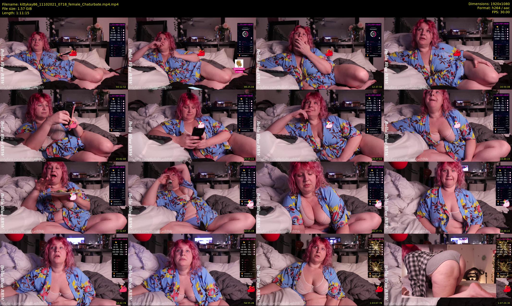 kittykay86 — 72 minute Chaturbate female cam show recording, 1080p, Oct 11, 2021