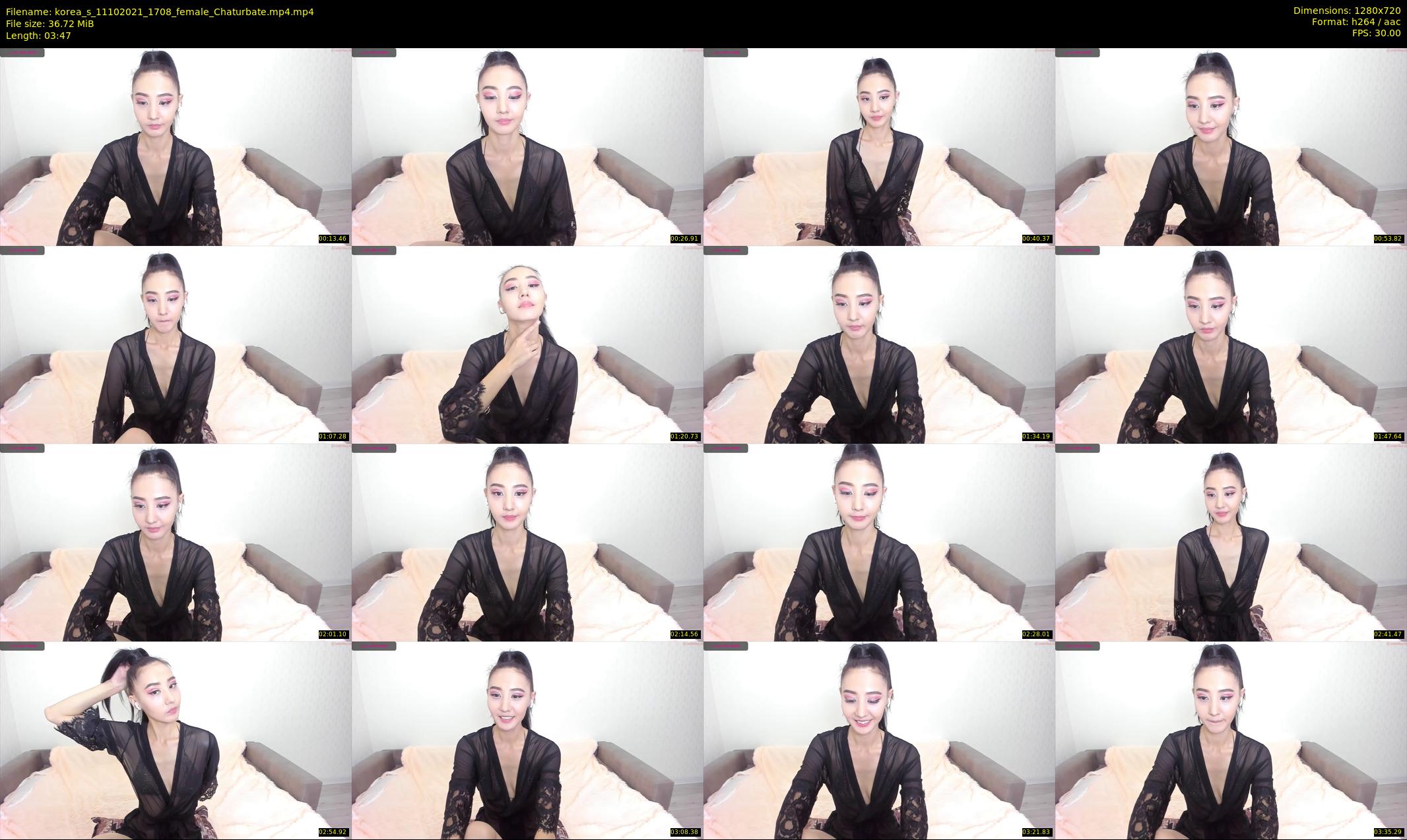 korea_s — 4 minute Chaturbate female cam show recording, 720p, Oct 11, 2021
