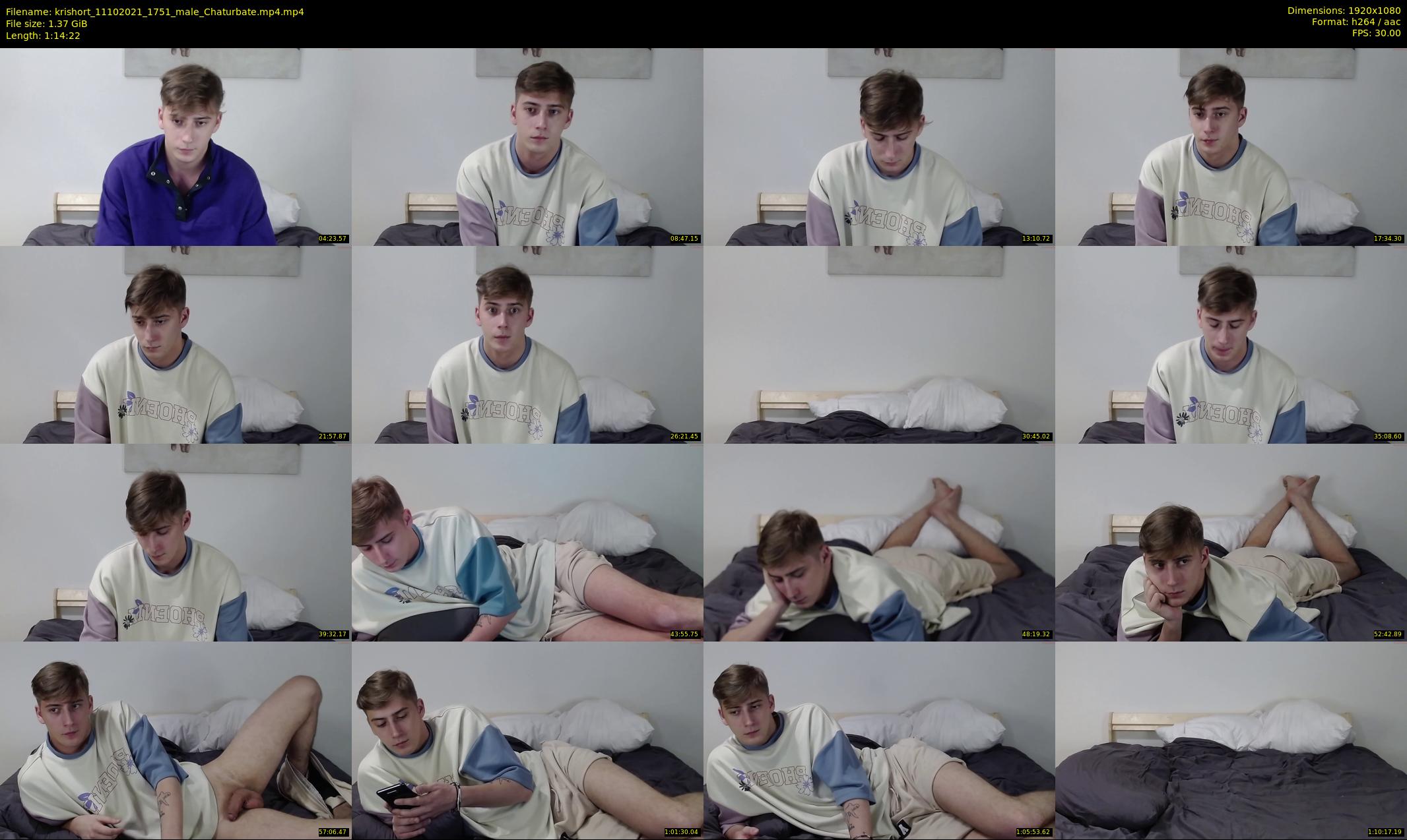 krishort — 75 minute Chaturbate male cam show recording, 1080p, Oct 11, 2021