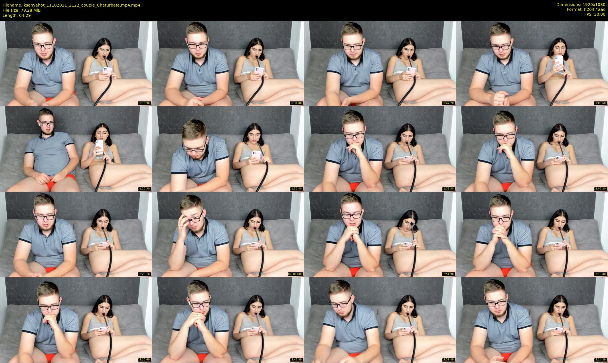 ksenyahot — 5 minute Chaturbate couple cam show recording, 1080p, Oct 11, 2021