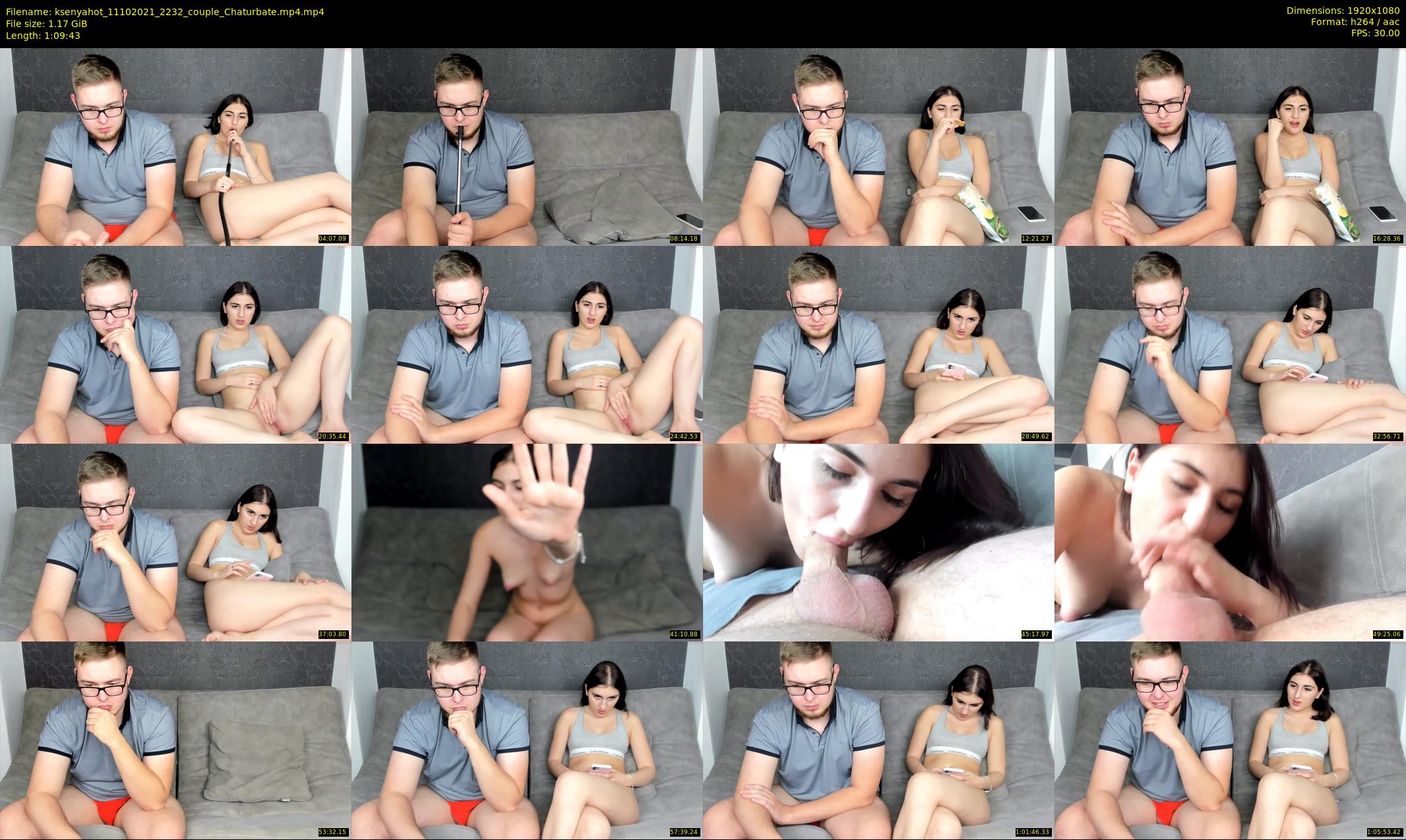 ksenyahot — 70 minute Chaturbate couple cam show recording, 1080p, Oct 11, 2021