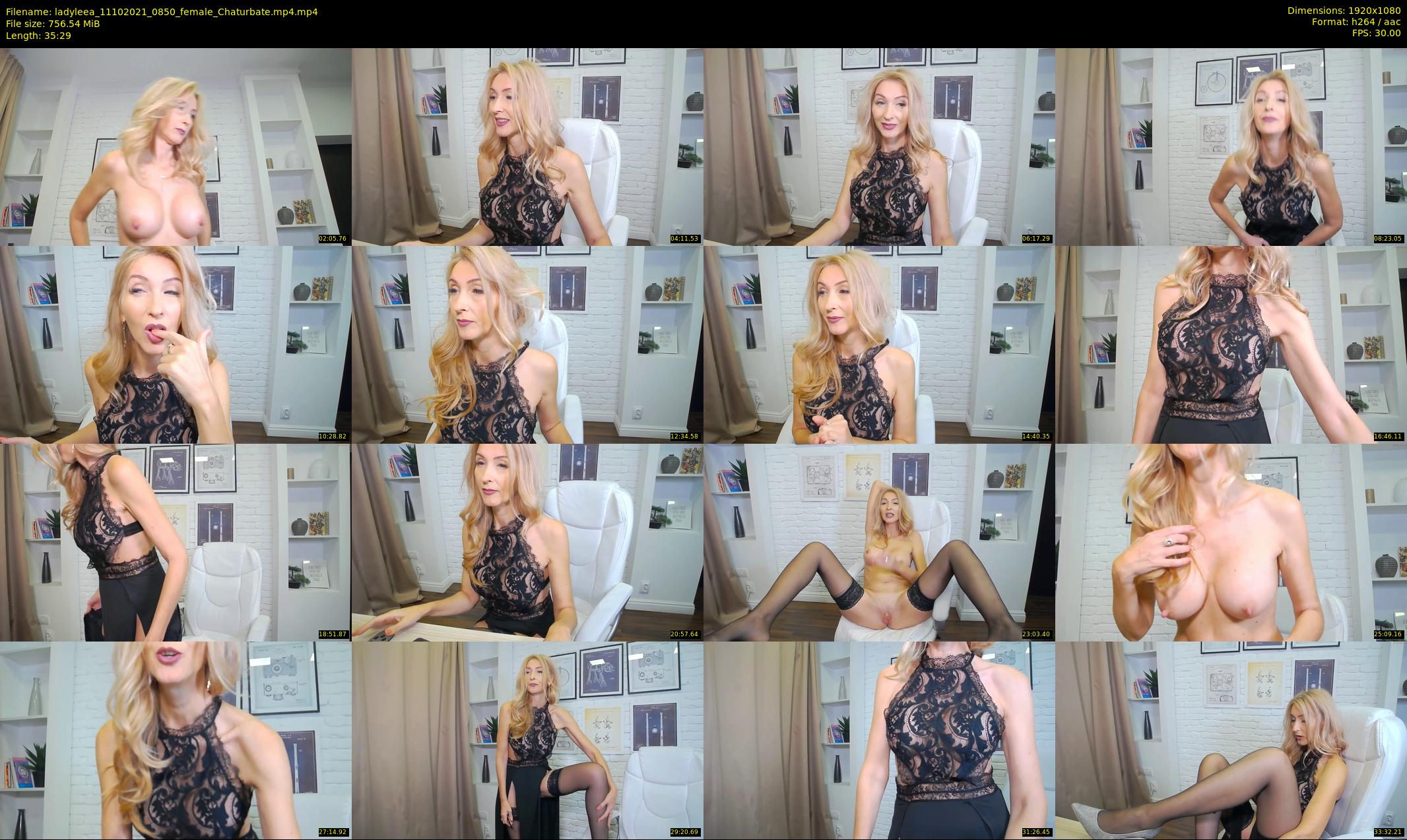 ladyleea — 36 minute Chaturbate female cam show recording, 1080p, Oct 11, 2021