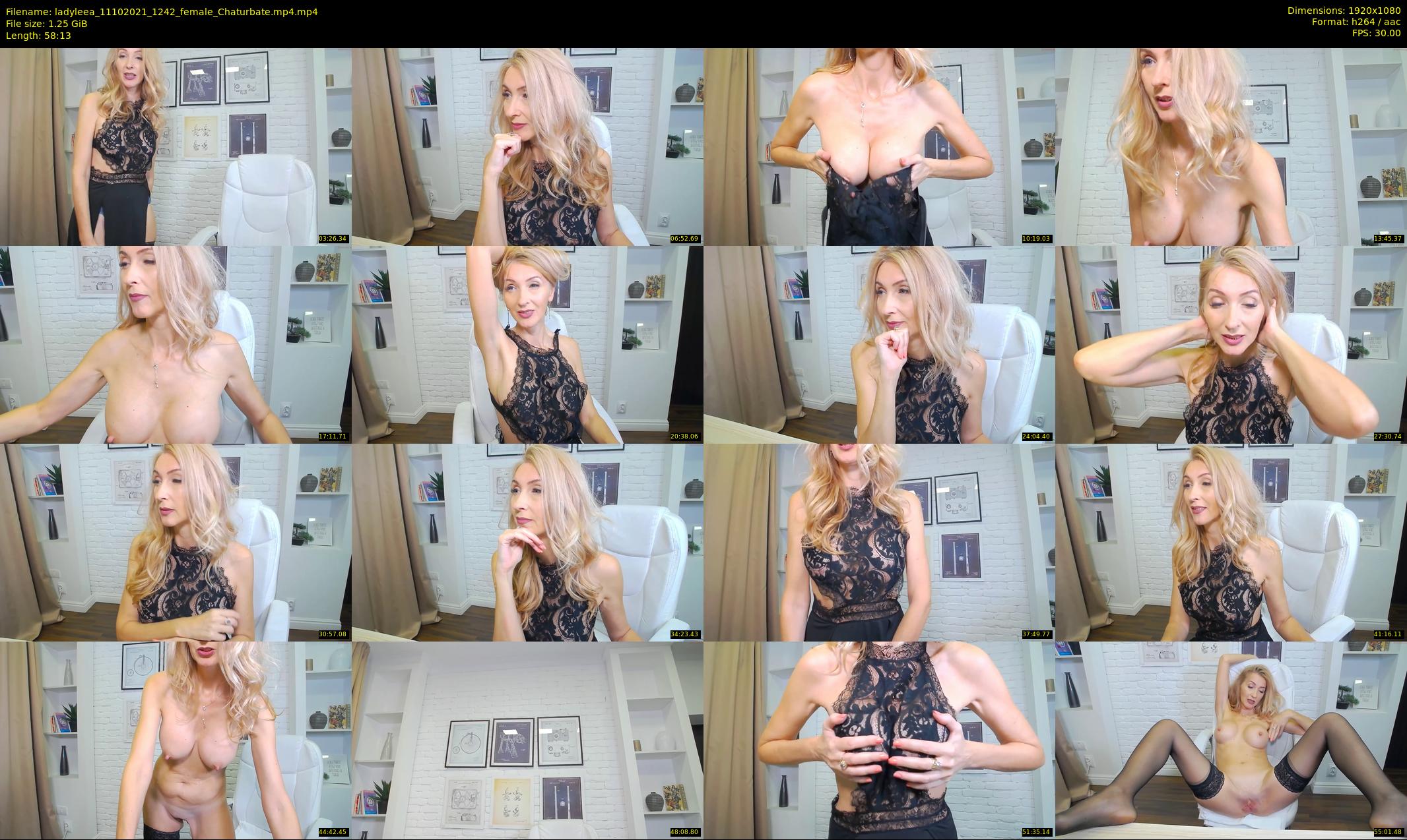 ladyleea — 59 minute Chaturbate female cam show recording, 1080p, Oct 11, 2021