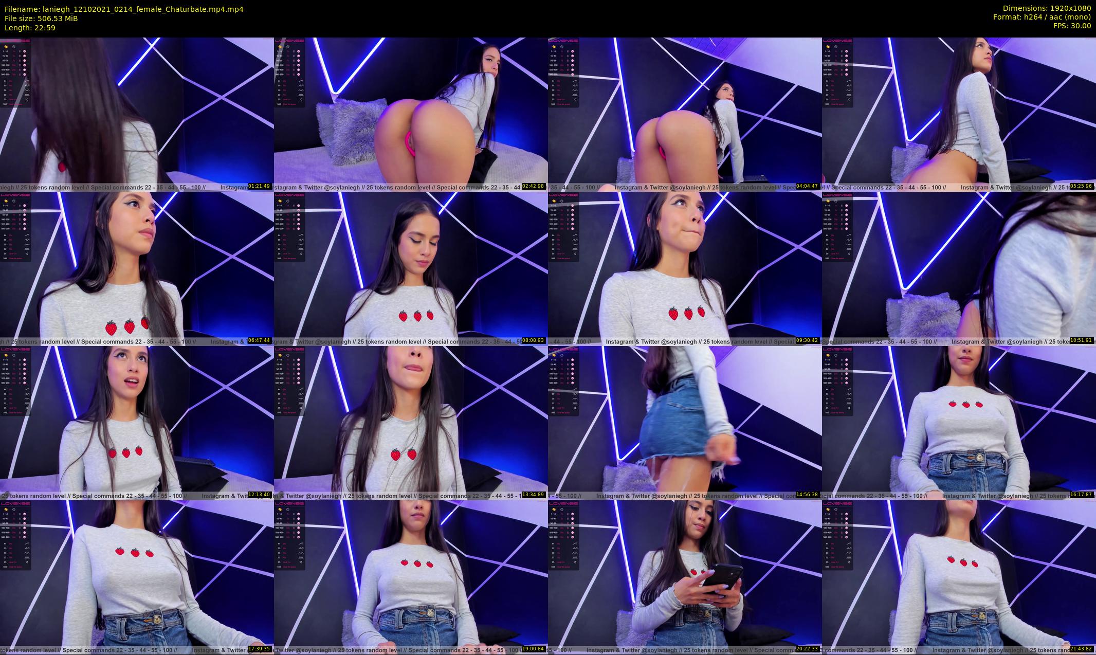 laniegh — 23 minute Chaturbate female cam show recording, 1080p, Oct 12, 2021