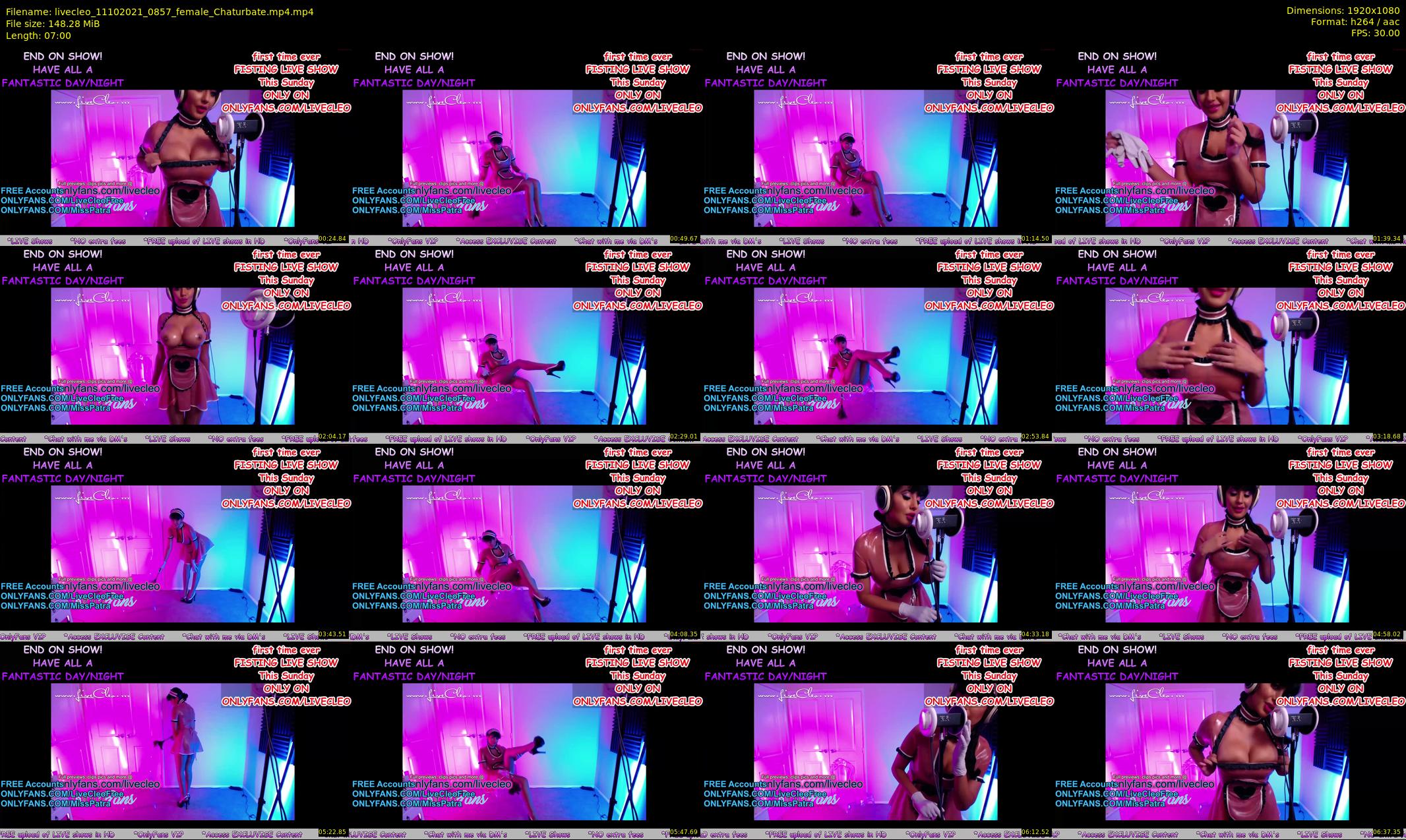 livecleo — 7 minute Chaturbate female cam show recording, 1080p, Oct 11, 2021