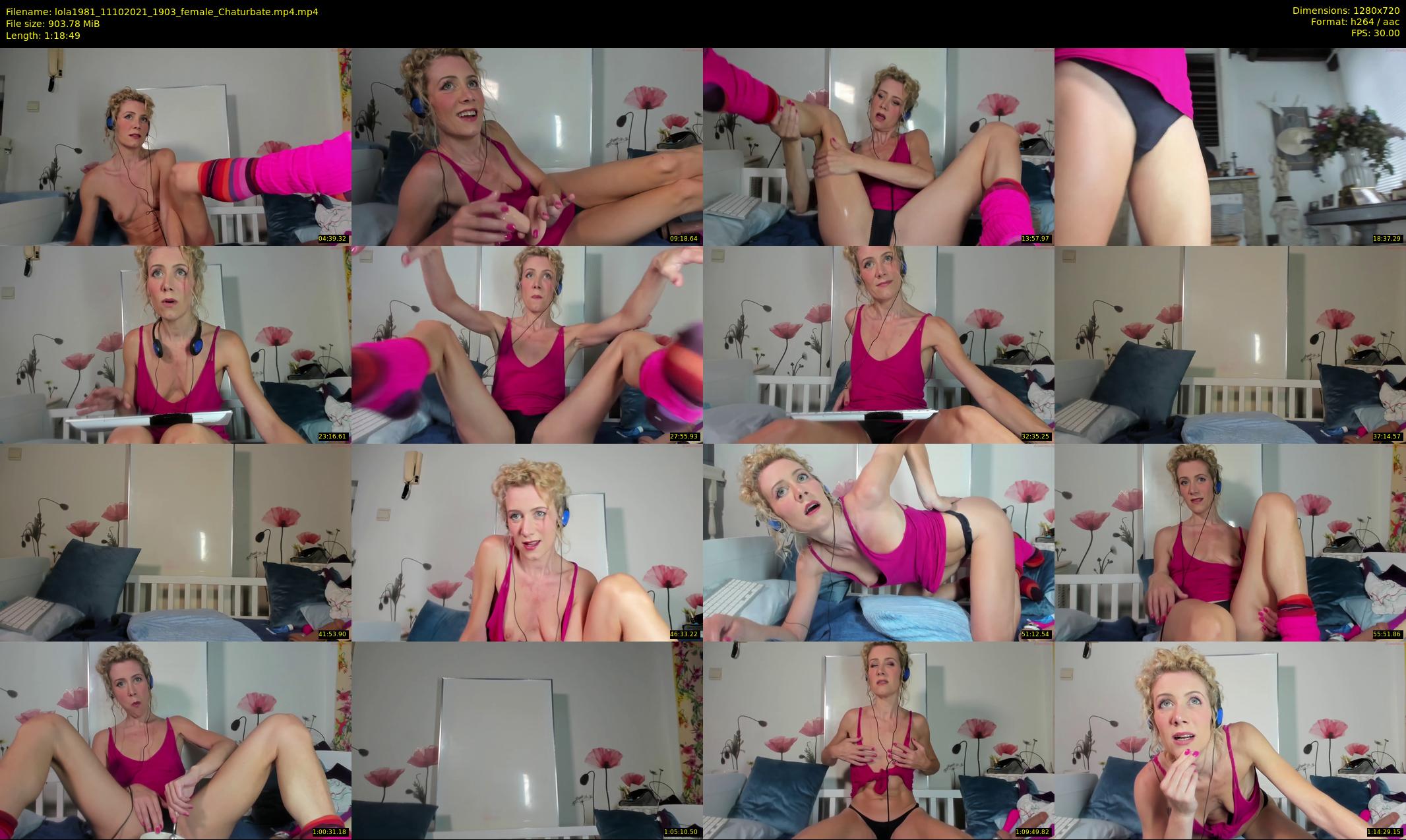 lola1981 — 79 minute Chaturbate female cam show recording, 720p, Oct 11, 2021