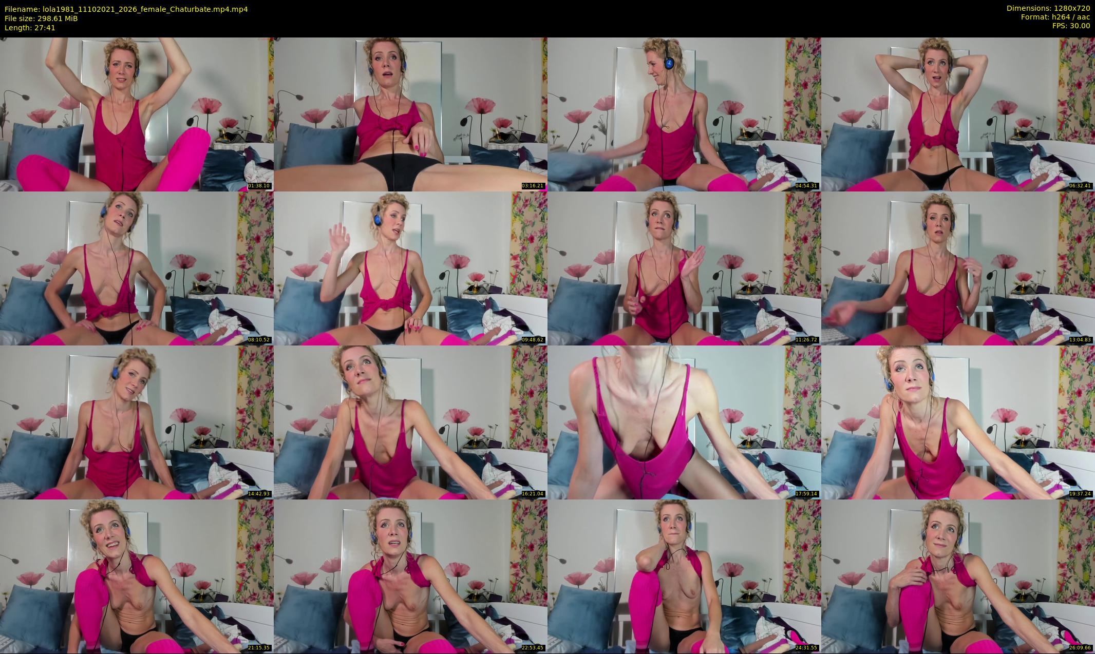 lola1981 — 28 minute Chaturbate female cam show recording, 720p, Oct 11, 2021