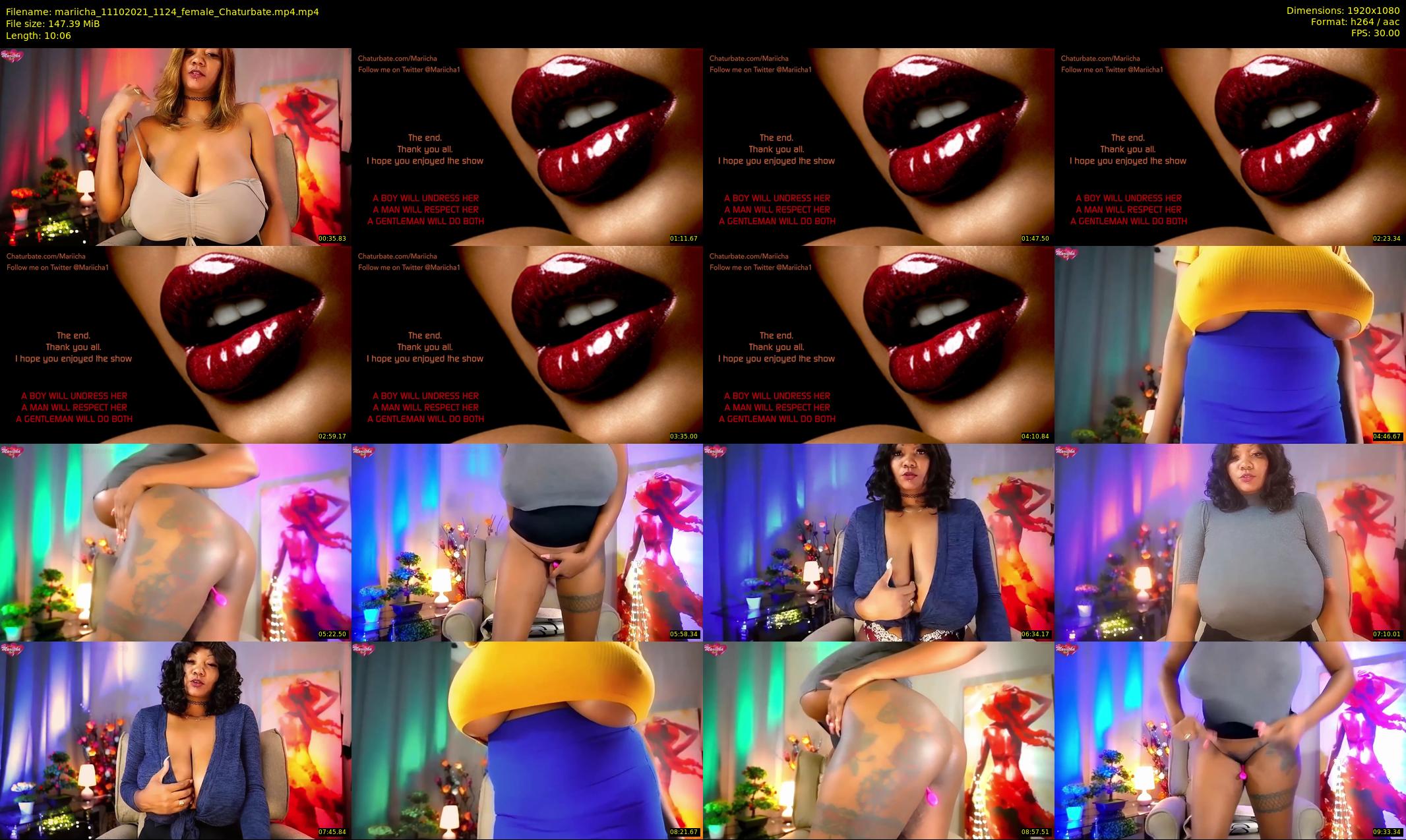 mariicha — 11 minute Chaturbate female cam show recording, 1080p, Oct 11, 2021