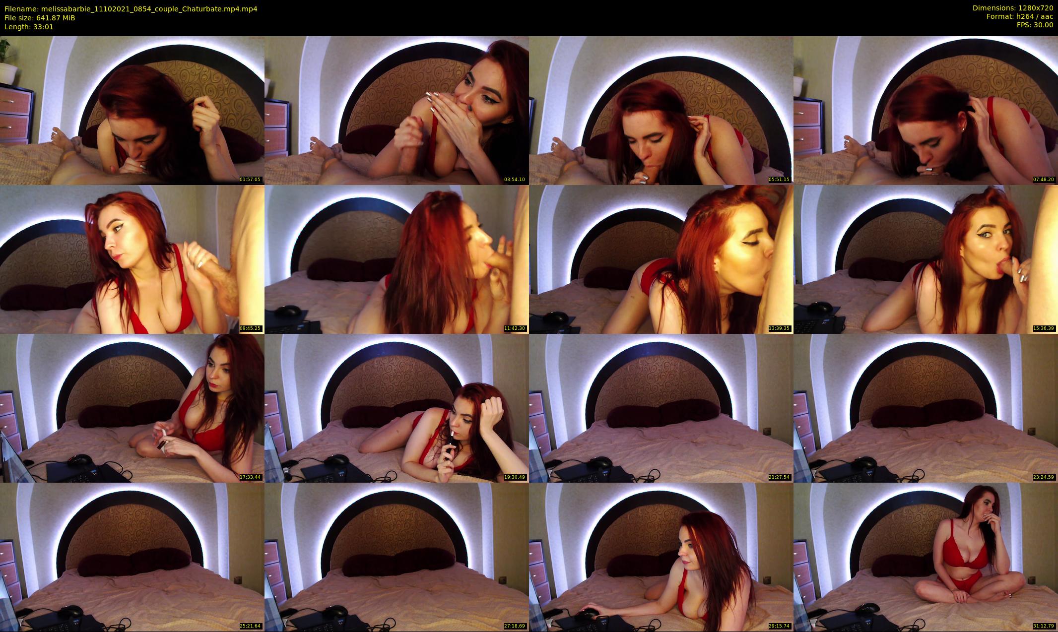 melissabarbie — 34 minute Chaturbate couple cam show recording, 720p, Oct 11, 2021