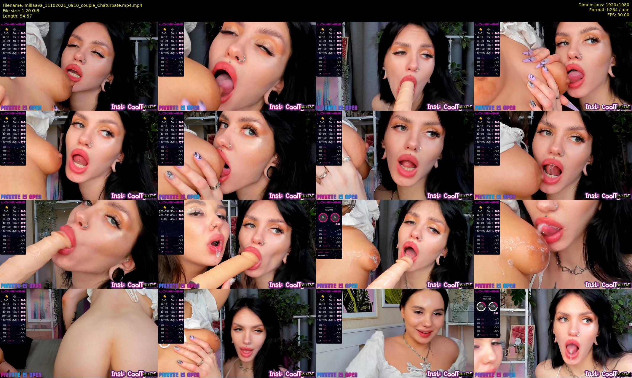 millaava — 55 minute Chaturbate female cam show recording, 1080p, Oct 11, 2021