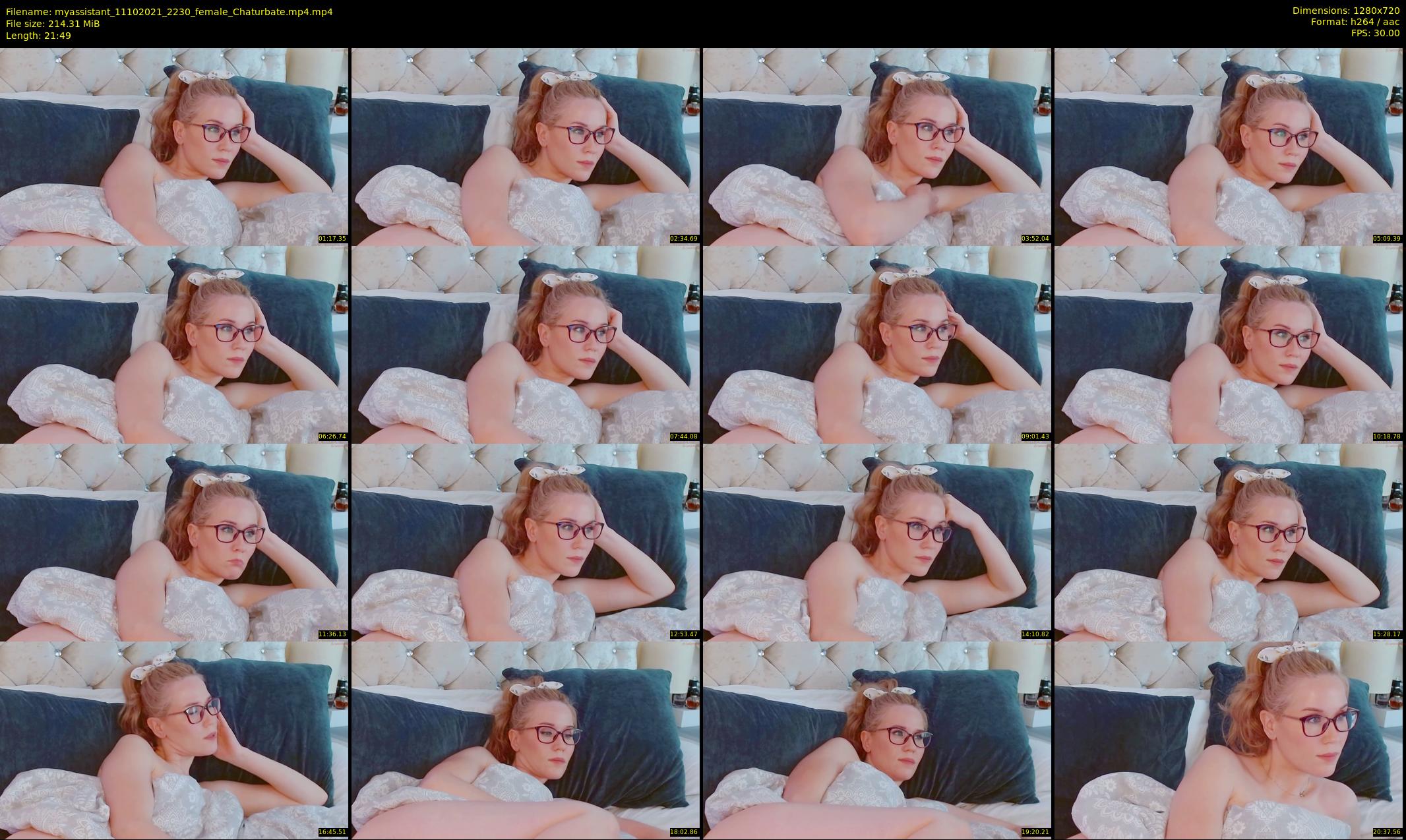 myassistant — 22 minute Chaturbate female cam show recording, 720p, Oct 11, 2021