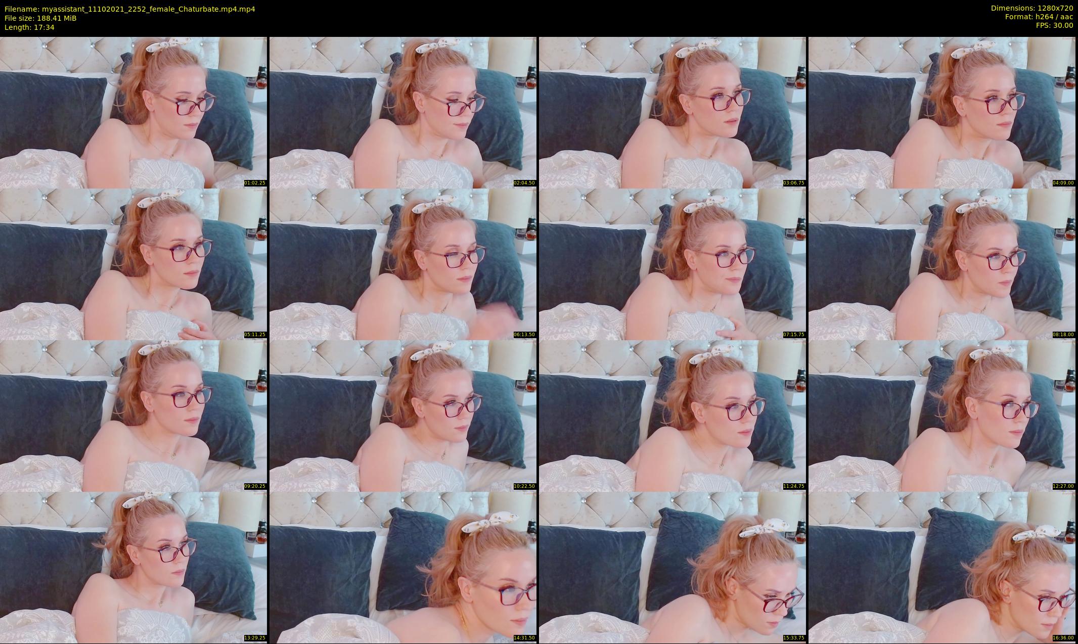 myassistant — 18 minute Chaturbate female cam show recording, 720p, Oct 11, 2021