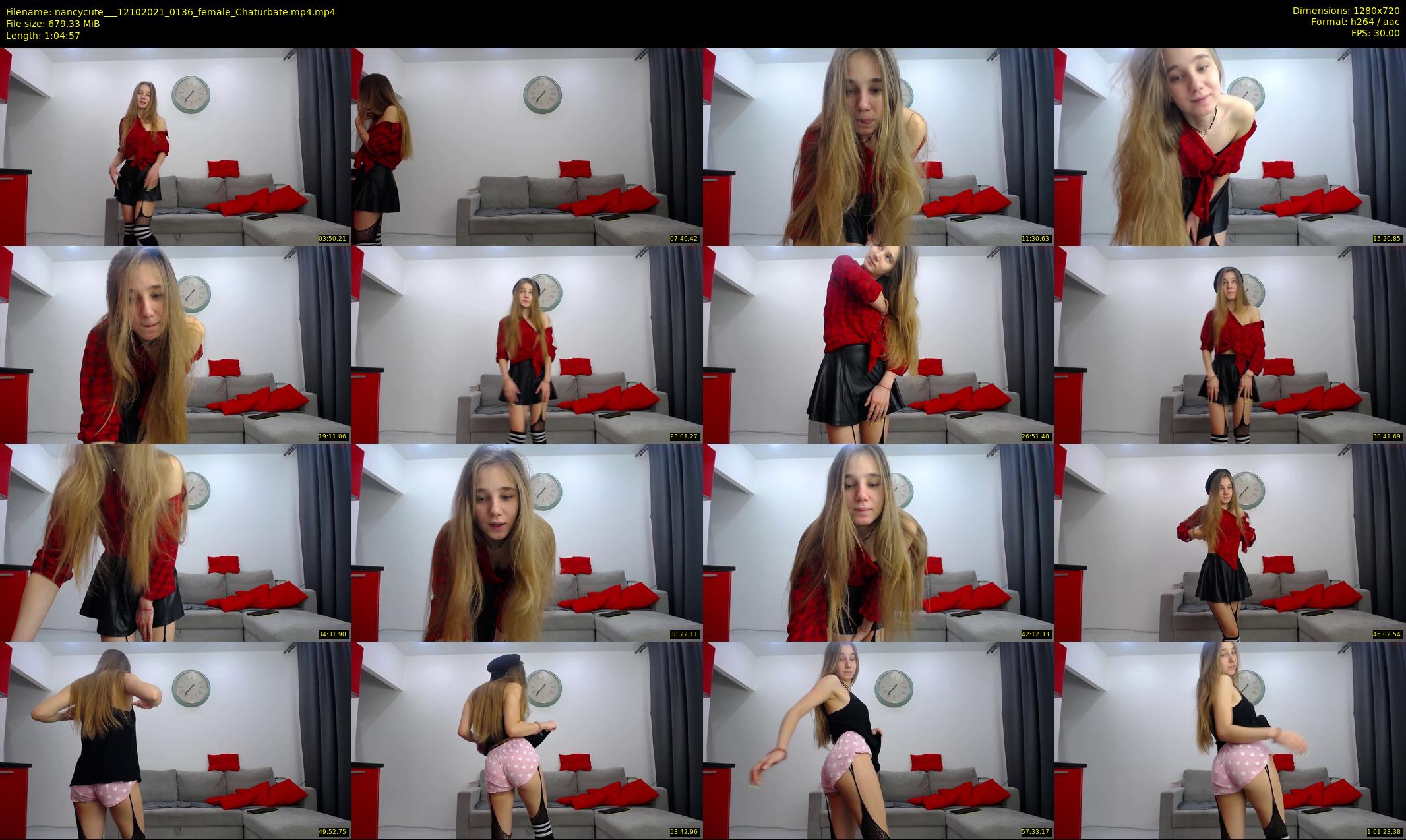 nancycute__ — 65 minute Chaturbate female cam show recording, 720p, Oct 12, 2021