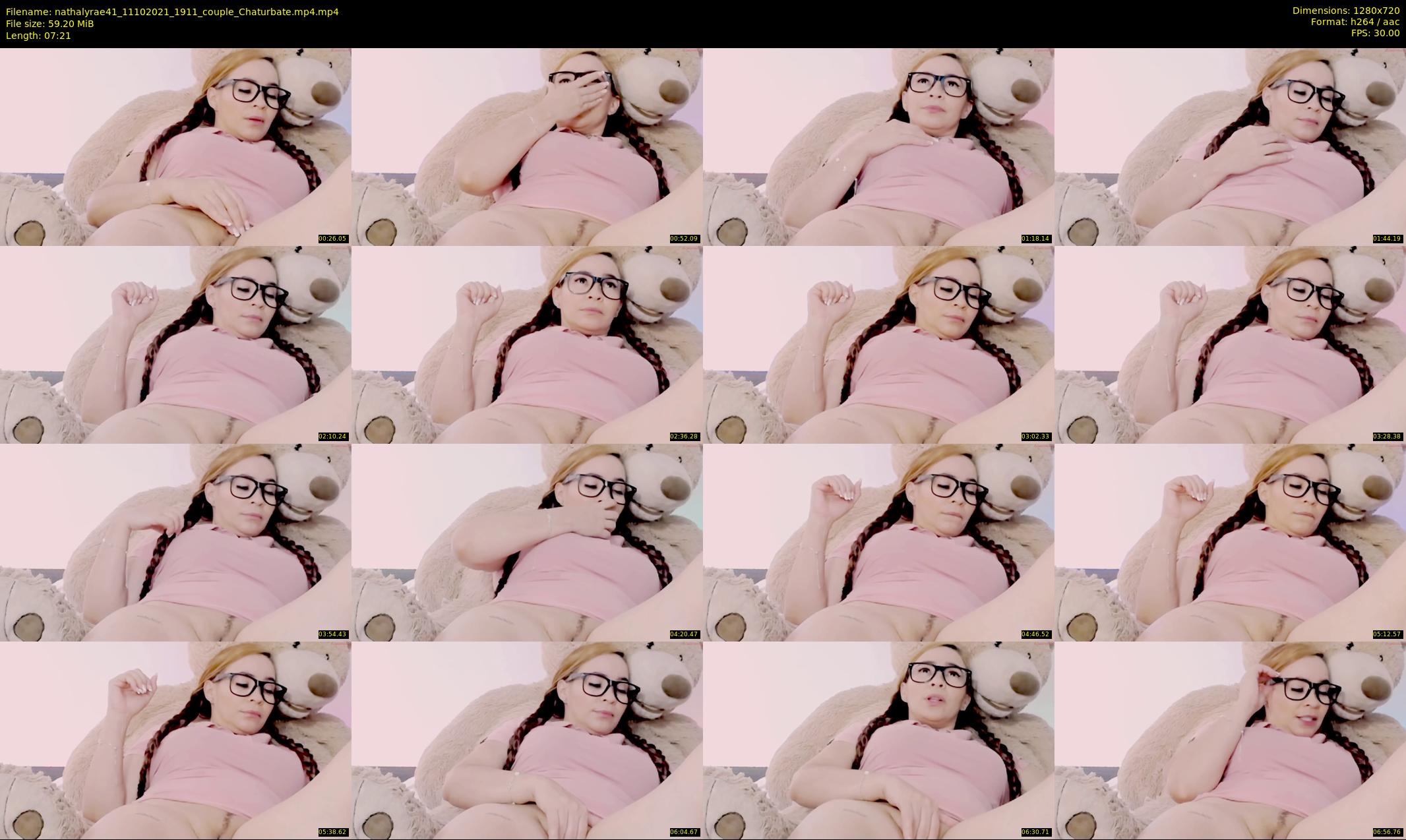 nathalyrae41 — 8 minute Chaturbate female cam show recording, 720p, Oct 11, 2021