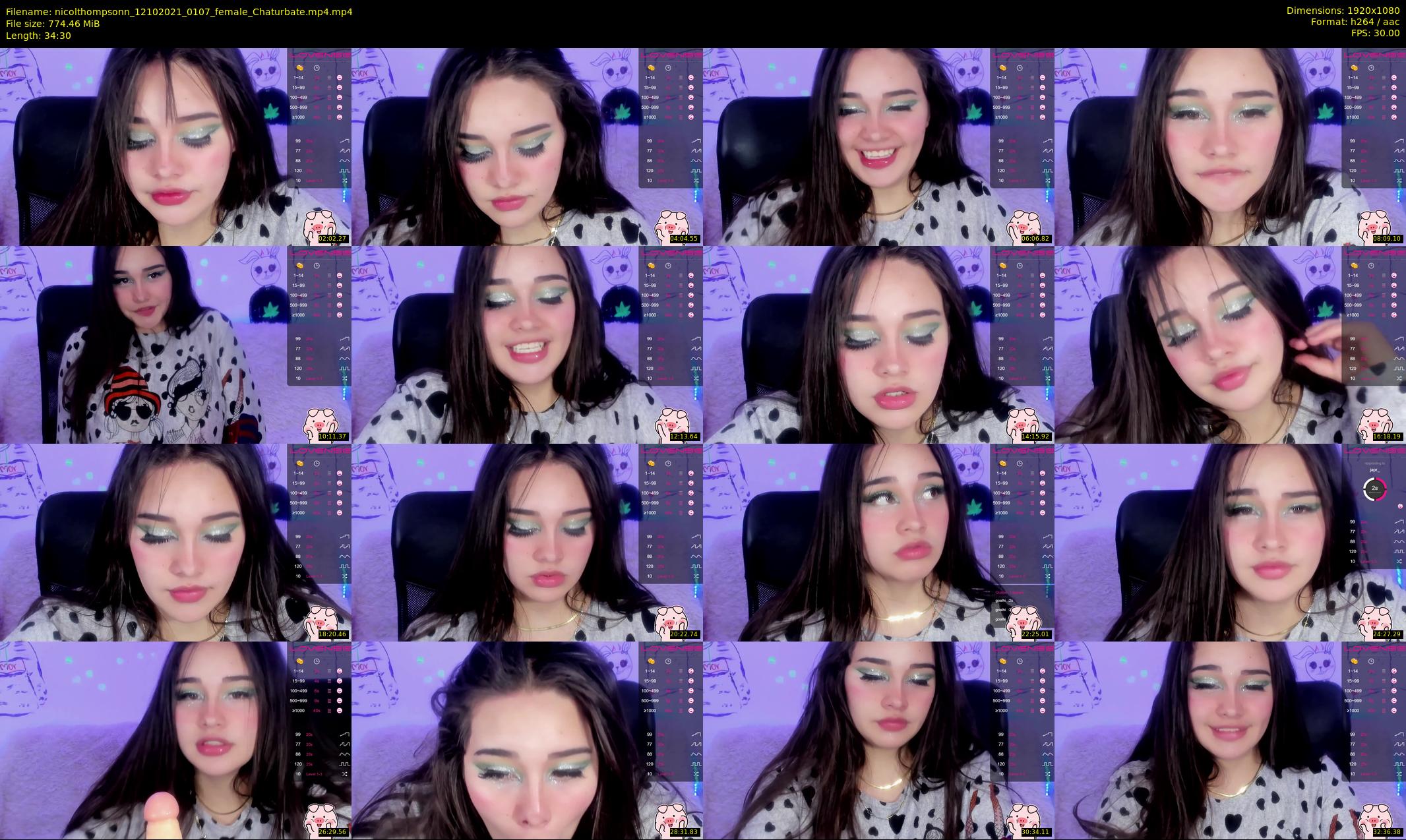 nicolthompsonn — 35 minute Chaturbate female cam show recording, 1080p, Oct 12, 2021