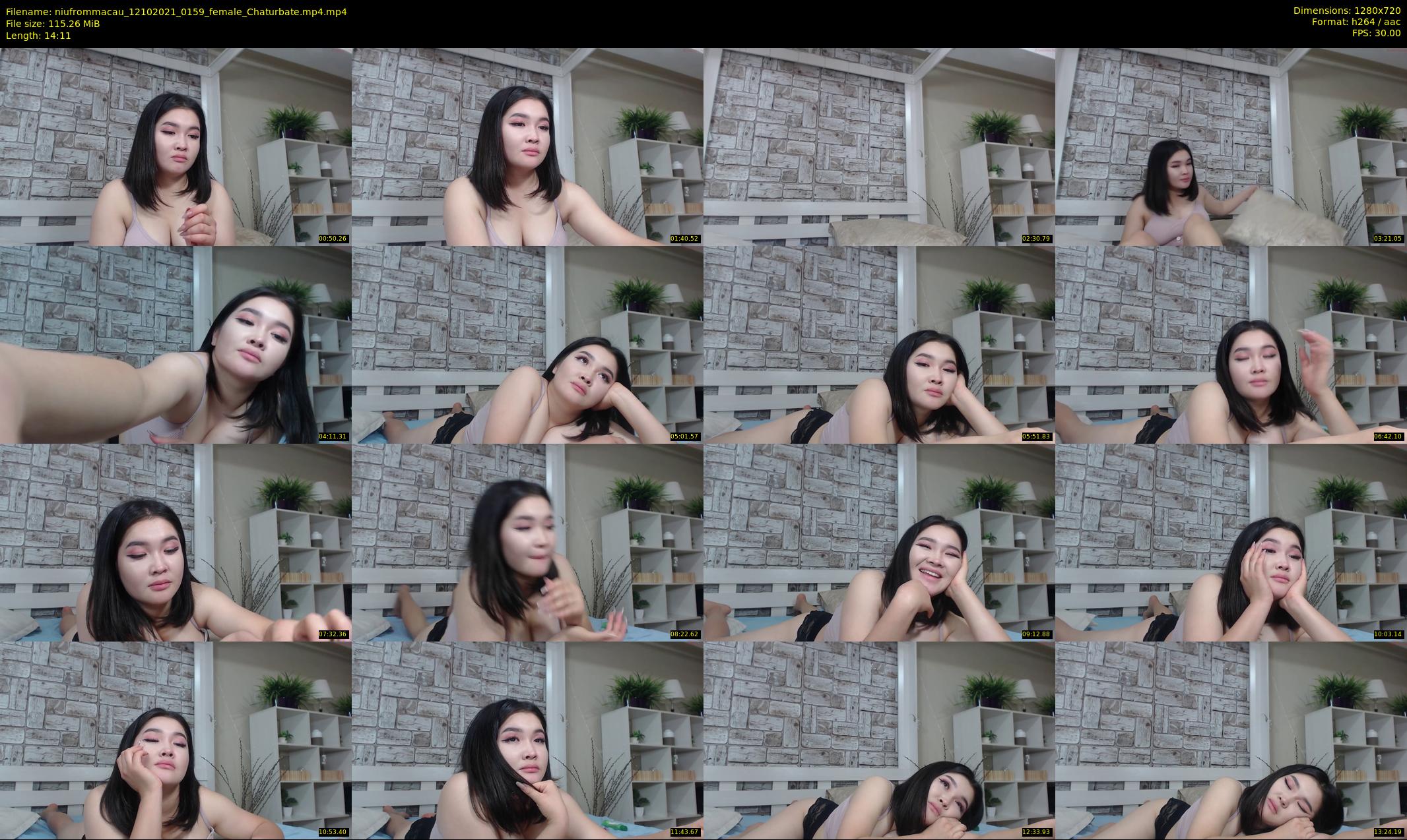 niufrommacau — 15 minute Chaturbate female cam show recording, 720p, Oct 12, 2021