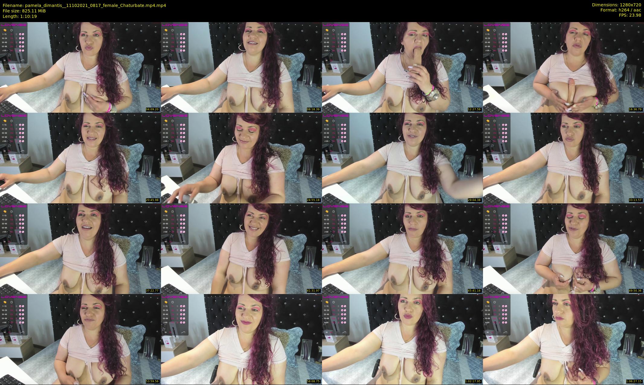 pamela_dimantis_ — 71 minute Chaturbate female cam show recording, 720p, Oct 11, 2021