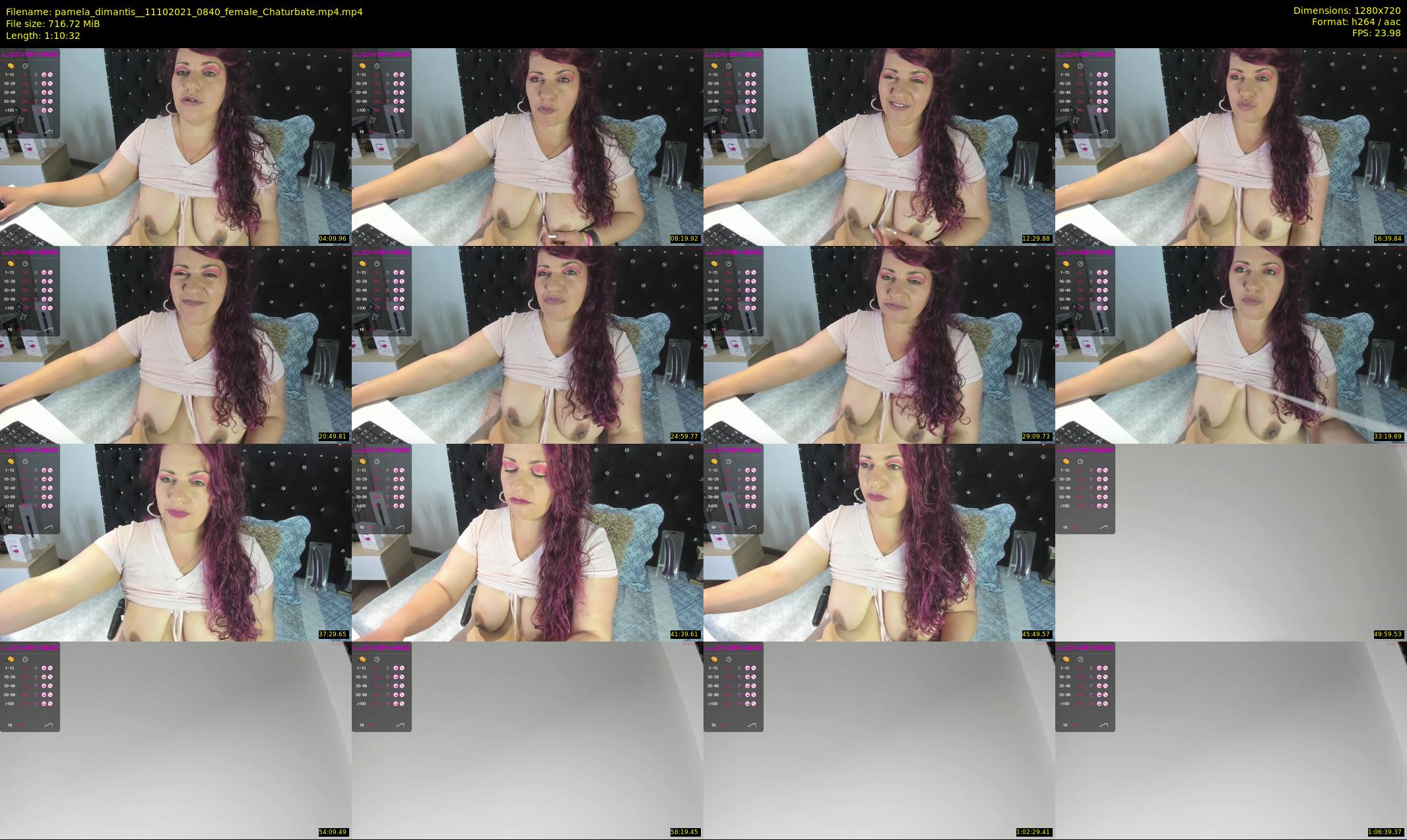 pamela_dimantis_ — 71 minute Chaturbate female cam show recording, 720p, Oct 11, 2021