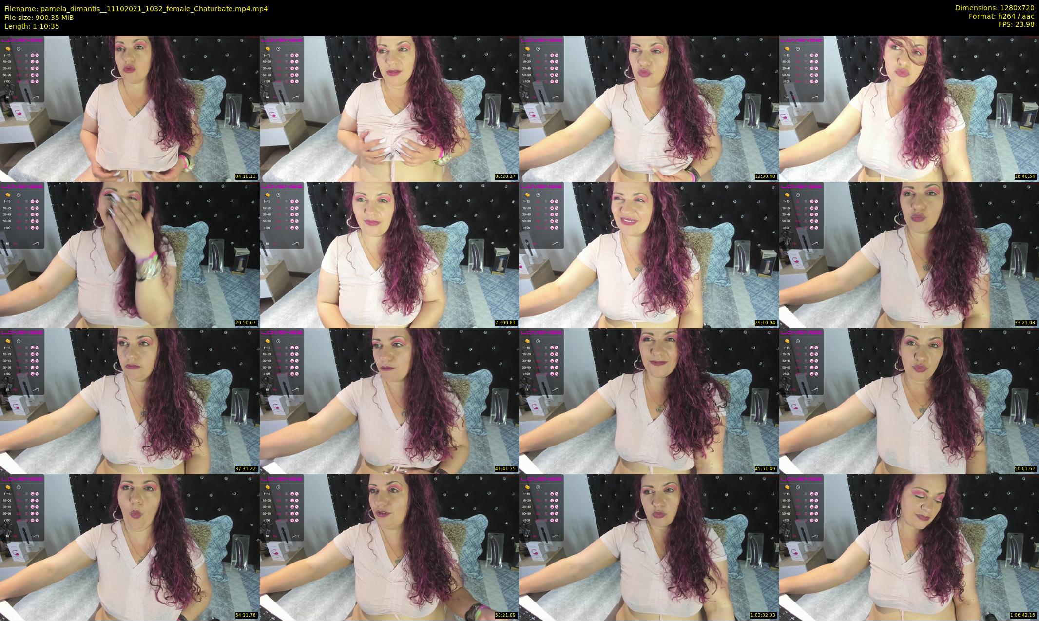 pamela_dimantis_ — 71 minute Chaturbate female cam show recording, 720p, Oct 11, 2021