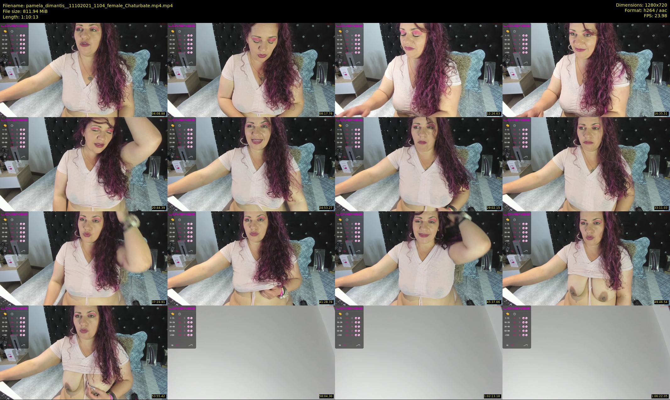 pamela_dimantis_ — 71 minute Chaturbate female cam show recording, 720p, Oct 11, 2021