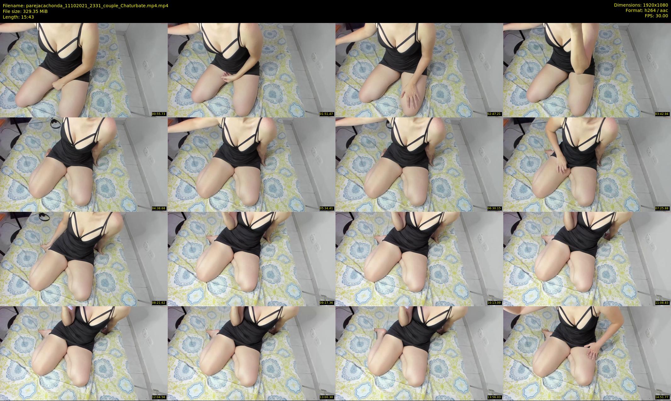 parejacachonda — 16 minute Chaturbate couple cam show recording, 1080p, Oct 11, 2021