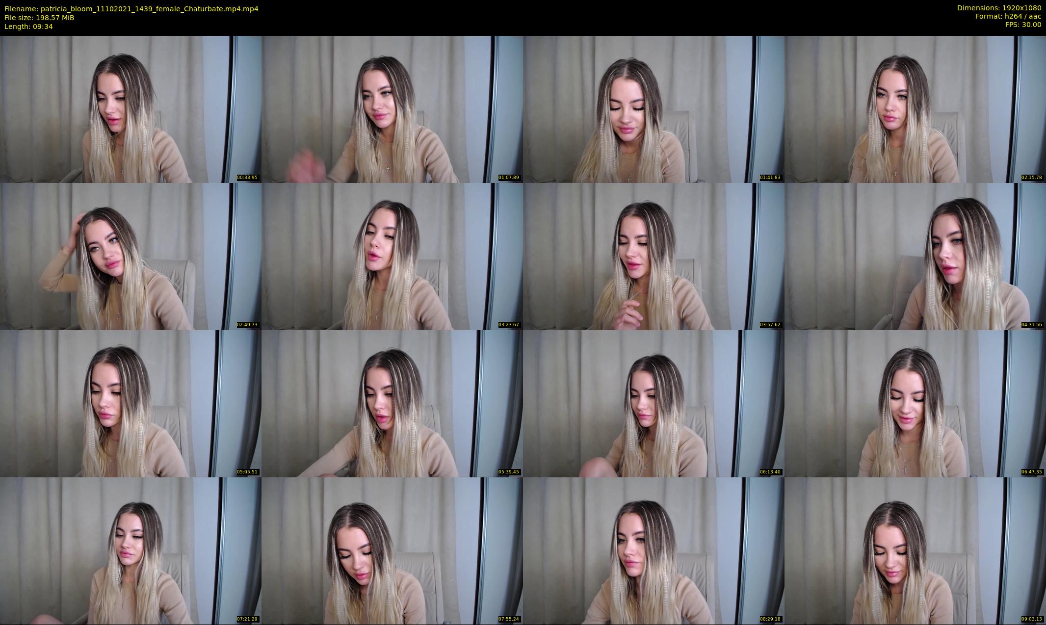 patricia_bloom — 10 minute Chaturbate female cam show recording, 1080p, Oct 11, 2021