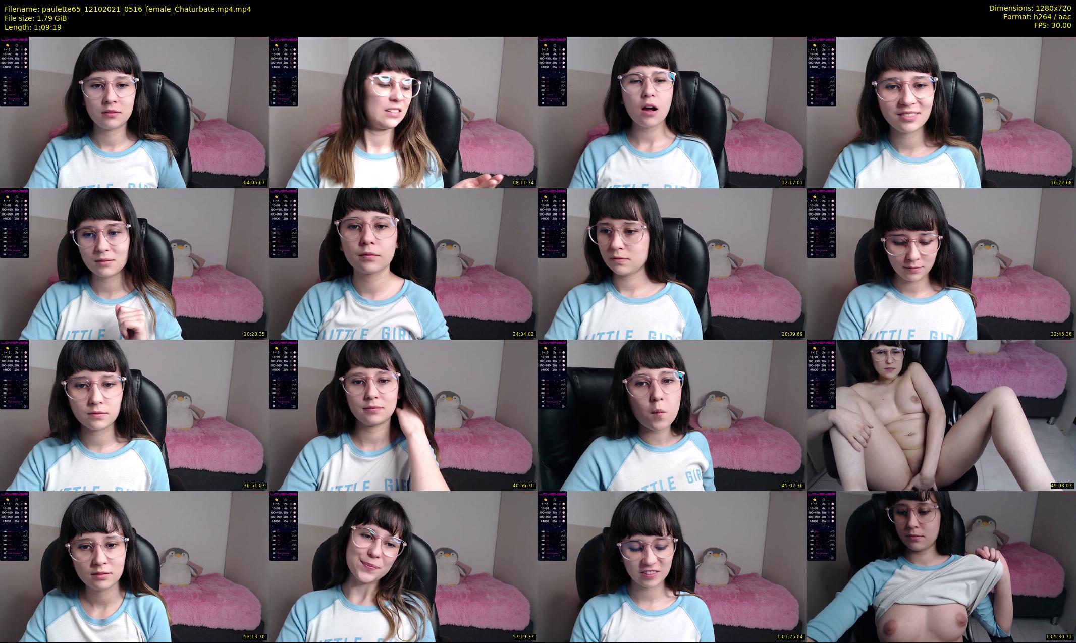 paulette65 — 70 minute Chaturbate female cam show recording, 720p, Oct 12, 2021