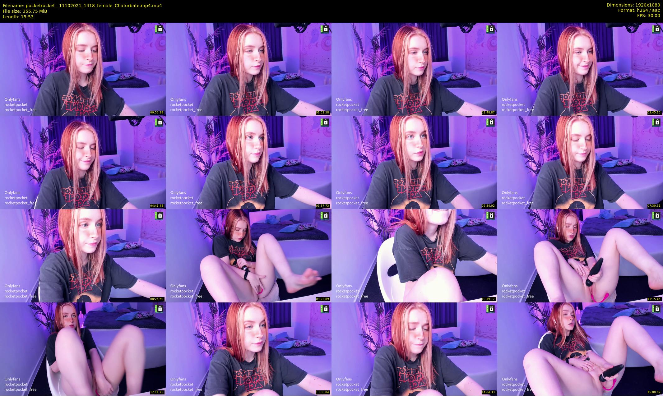 pocketrocket_ — 16 minute Chaturbate female cam show recording, 1080p, Oct 11, 2021