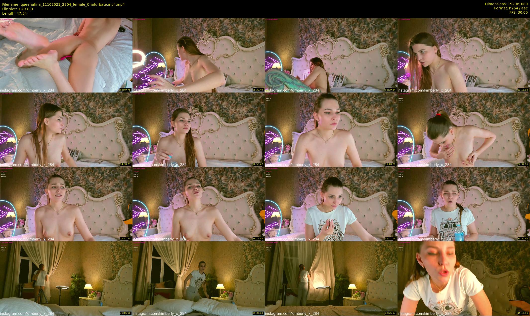 queenafina — 48 minute Chaturbate female cam show recording, 1080p, Oct 11, 2021