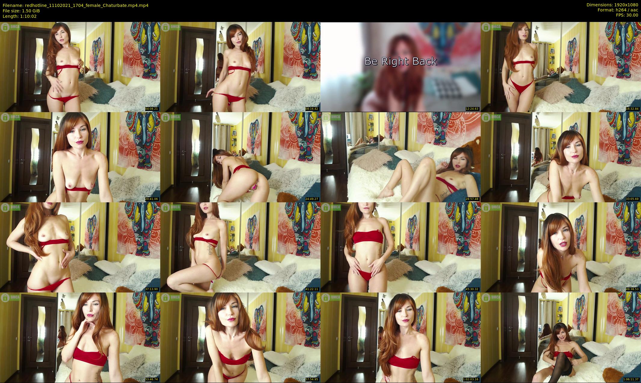 redhotline — 71 minute Chaturbate female cam show recording, 1080p, Oct 11, 2021