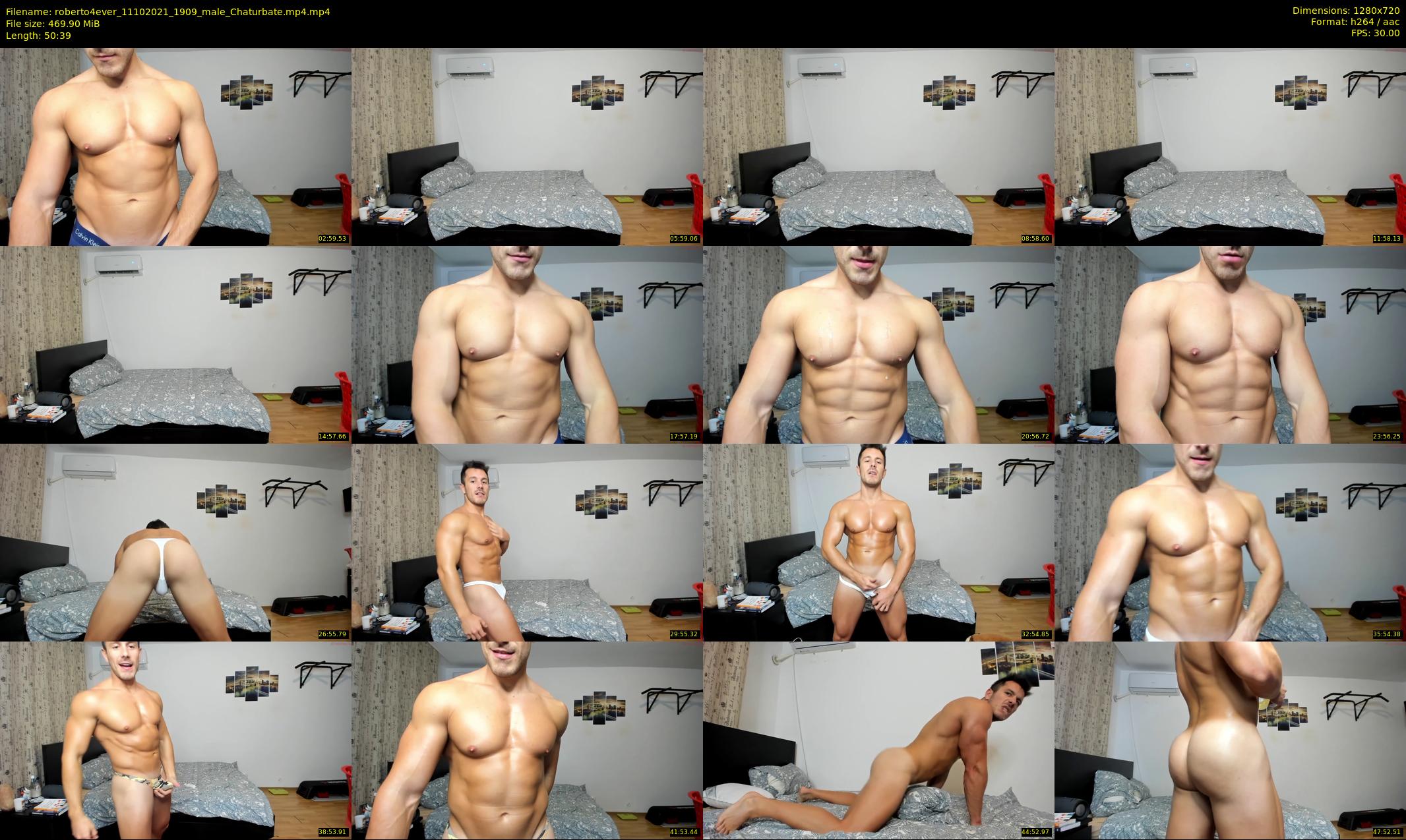 roberto4ever — 51 minute Chaturbate male cam show recording, 720p, Oct 11, 2021