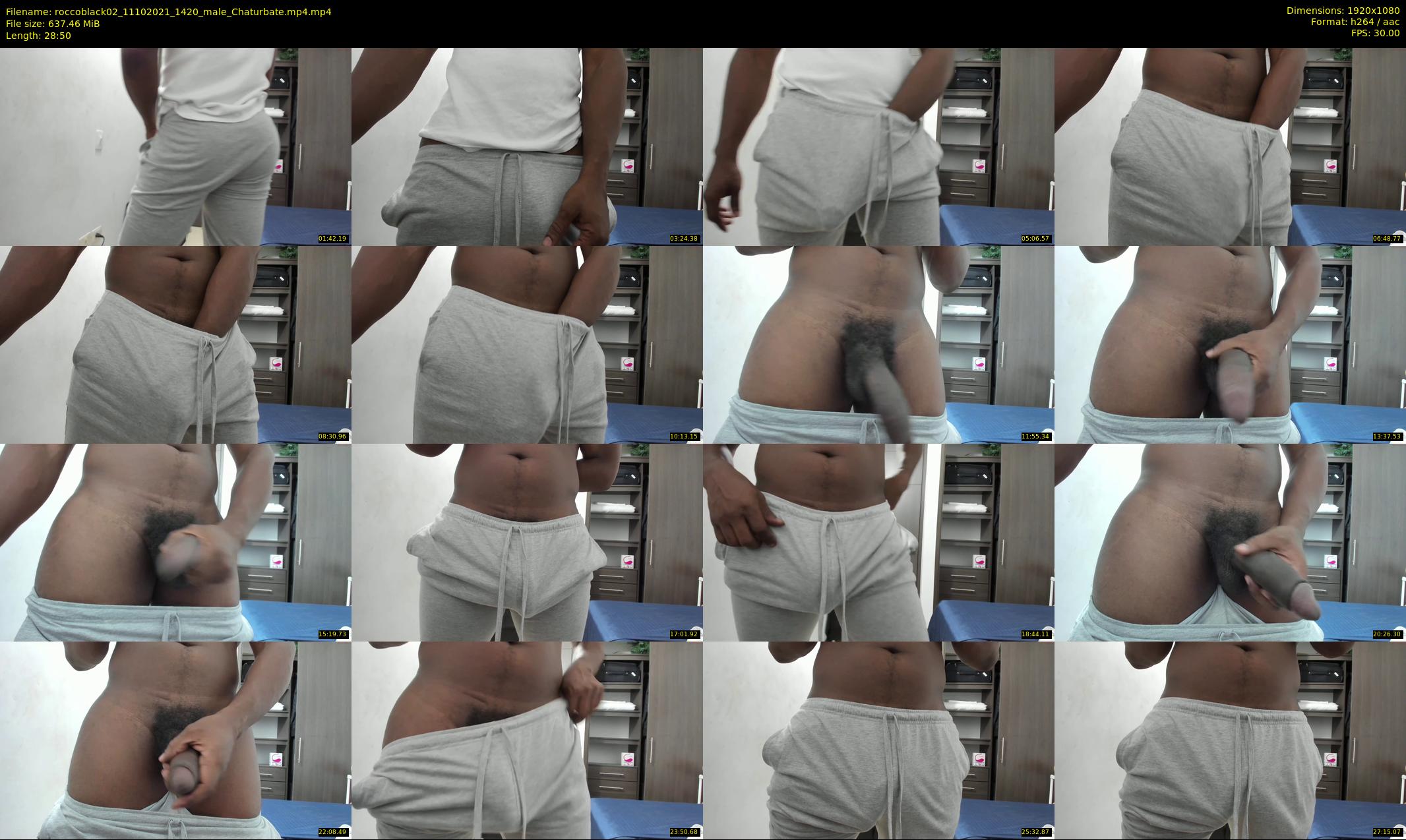 roccoblack02 — 29 minute Chaturbate male cam show recording, 1080p, Oct 11, 2021