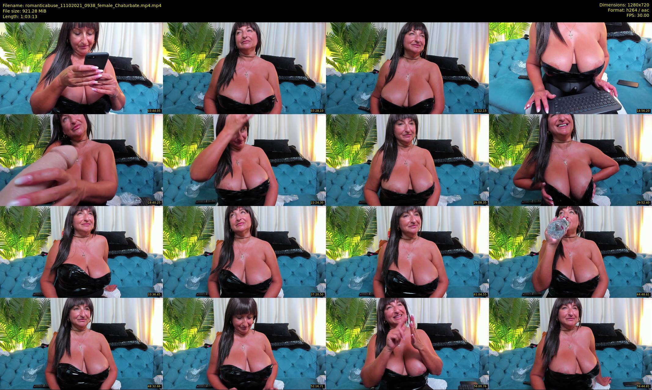 romanticabuse — 64 minute Chaturbate female cam show recording, 720p, Oct 11, 2021