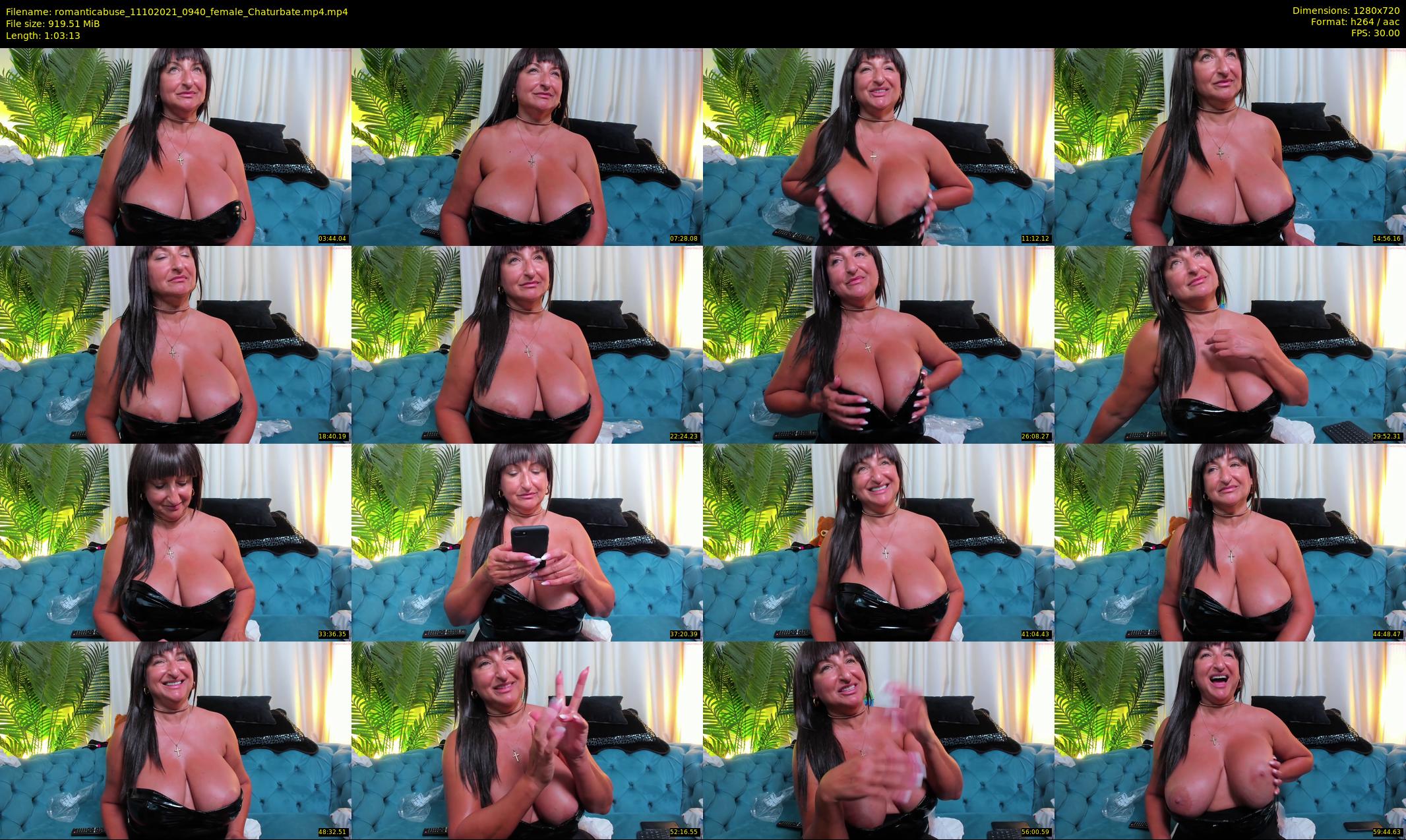 romanticabuse — 64 minute Chaturbate female cam show recording, 720p, Oct 11, 2021
