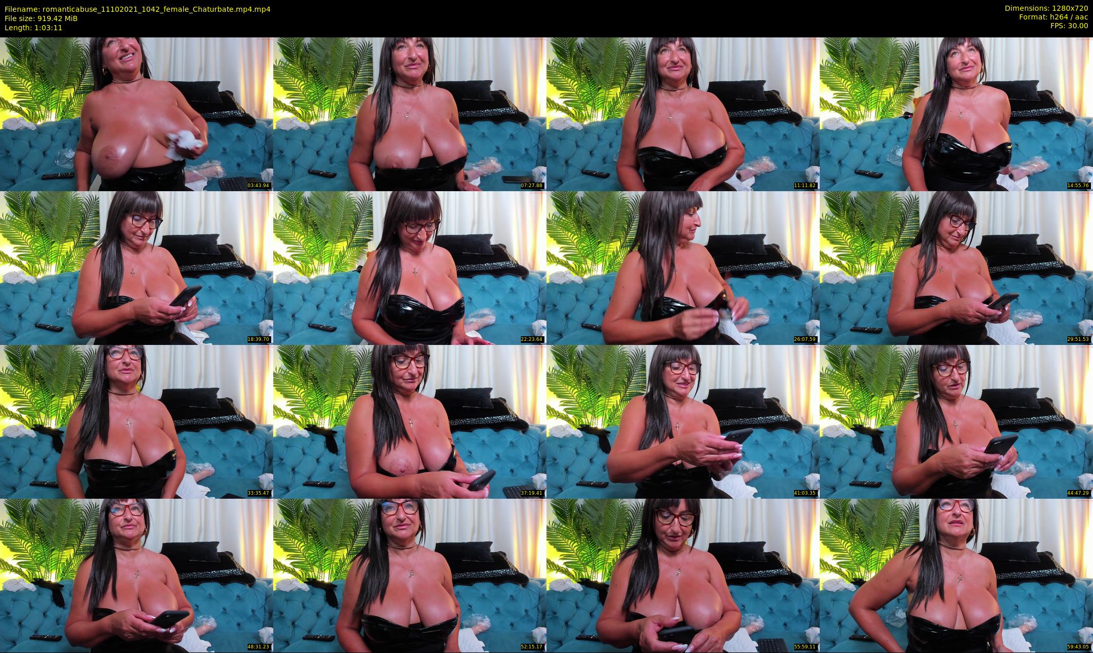 romanticabuse — 64 minute Chaturbate female cam show recording, 720p, Oct 11, 2021