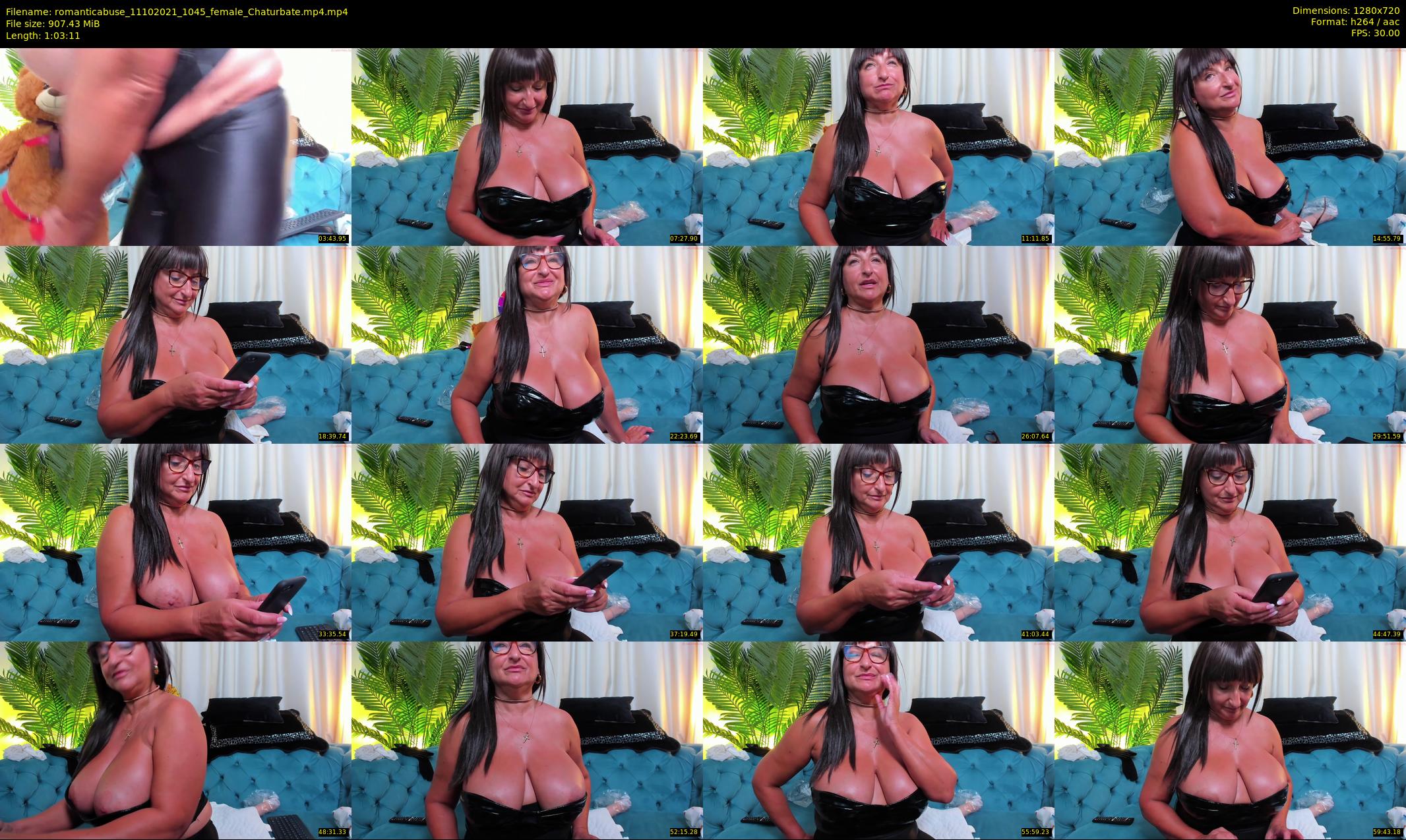 romanticabuse — 64 minute Chaturbate female cam show recording, 720p, Oct 11, 2021