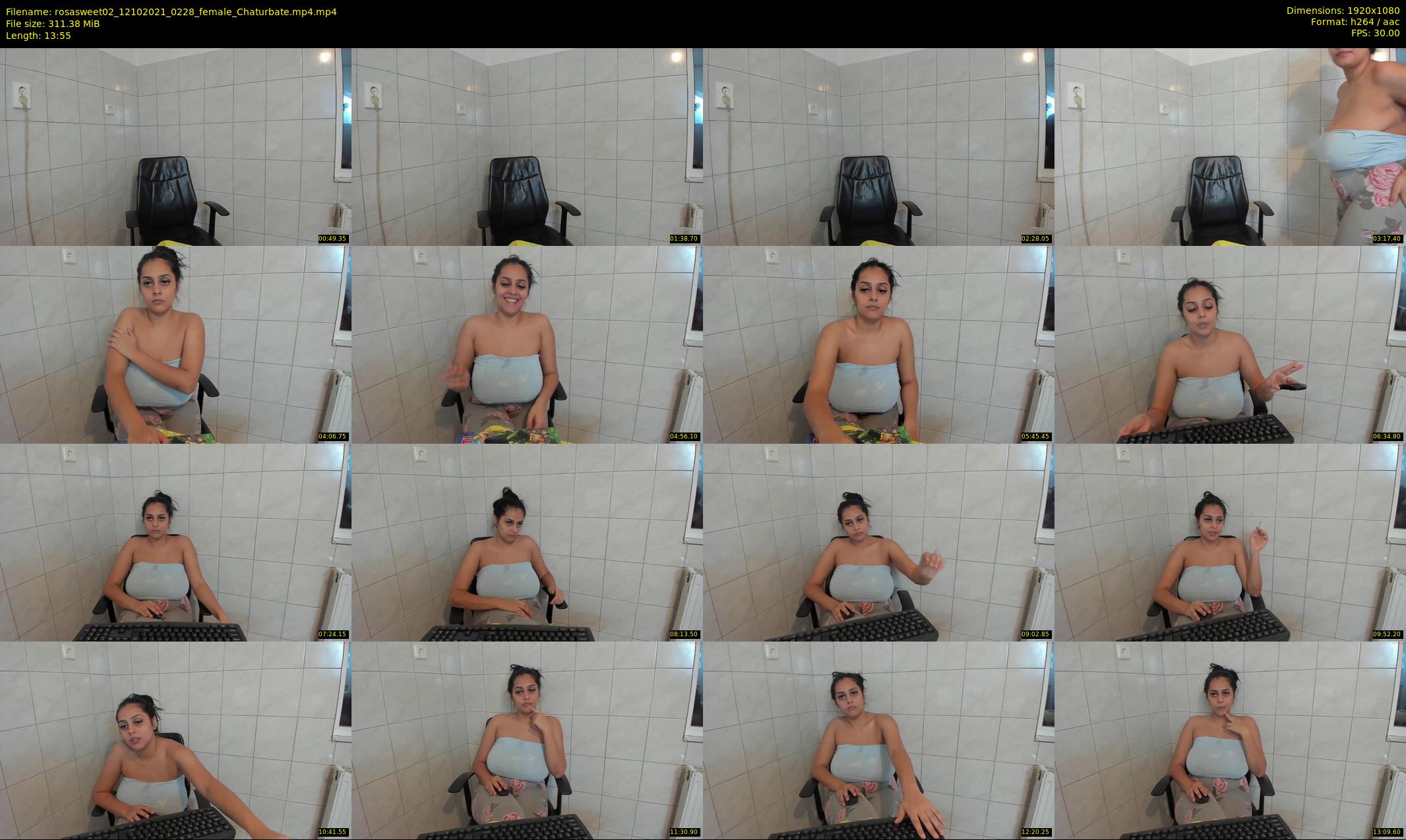 rosasweet02 — 14 minute Chaturbate female cam show recording, 1080p, Oct 12, 2021